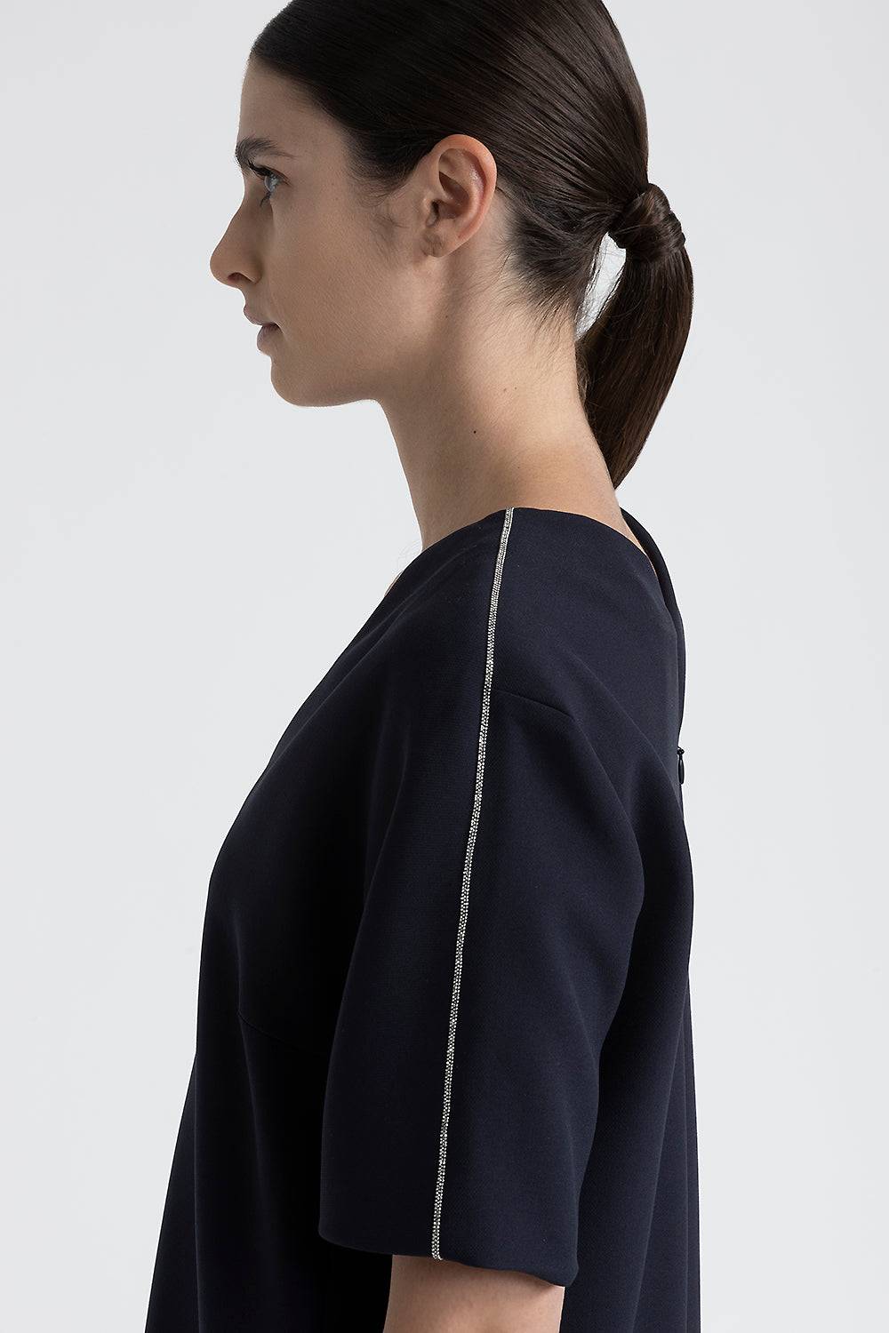 Peserico Abito midi con scollo a V Fino Al -60%