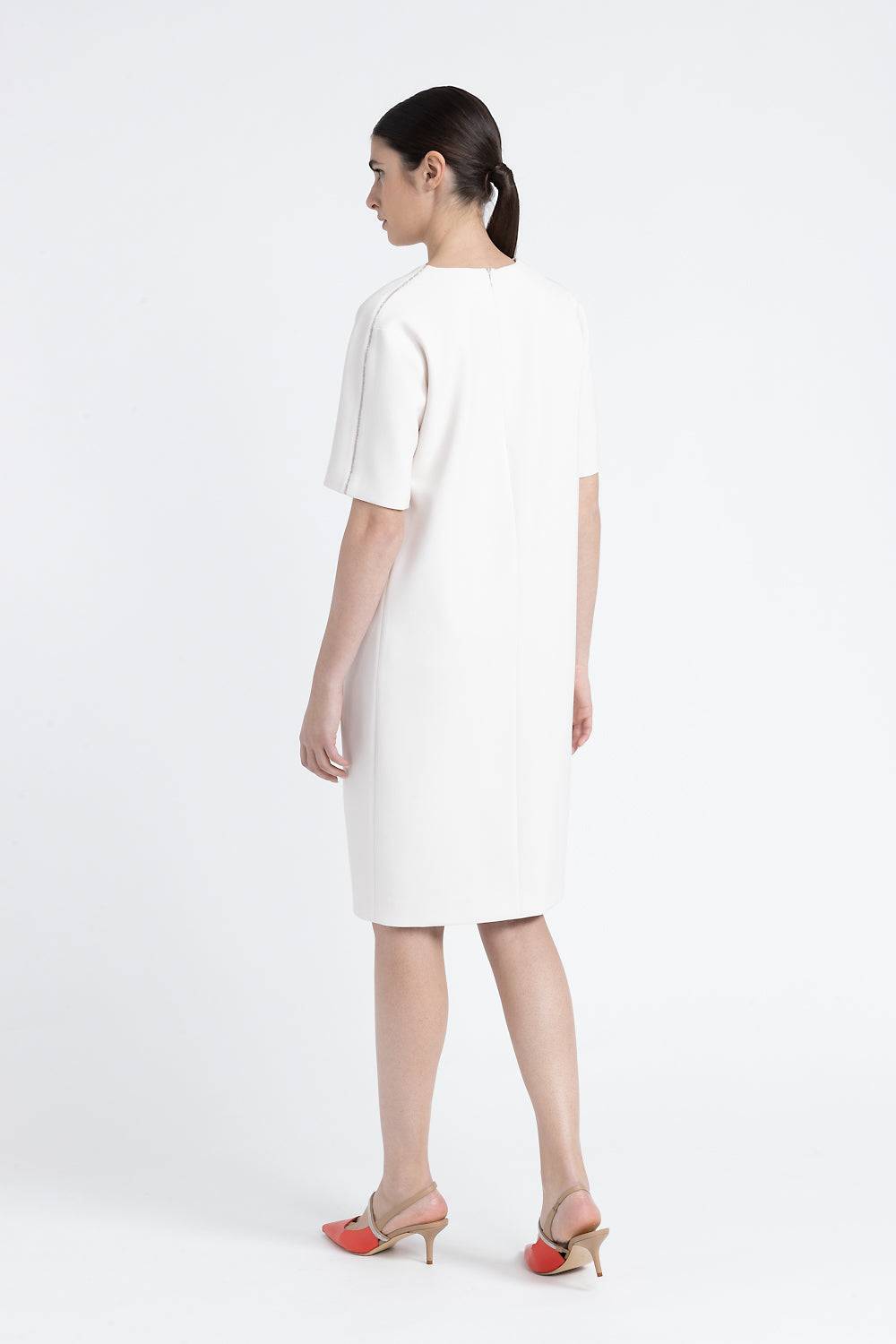 Peserico Abito midi con scollo a V Shopping Online