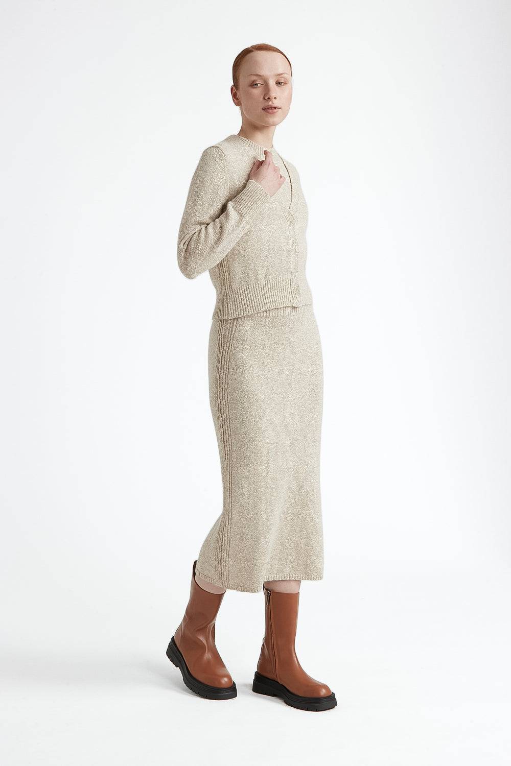 Peserico Cardigan in cotone e lana d'alpaca con lurex Offerte