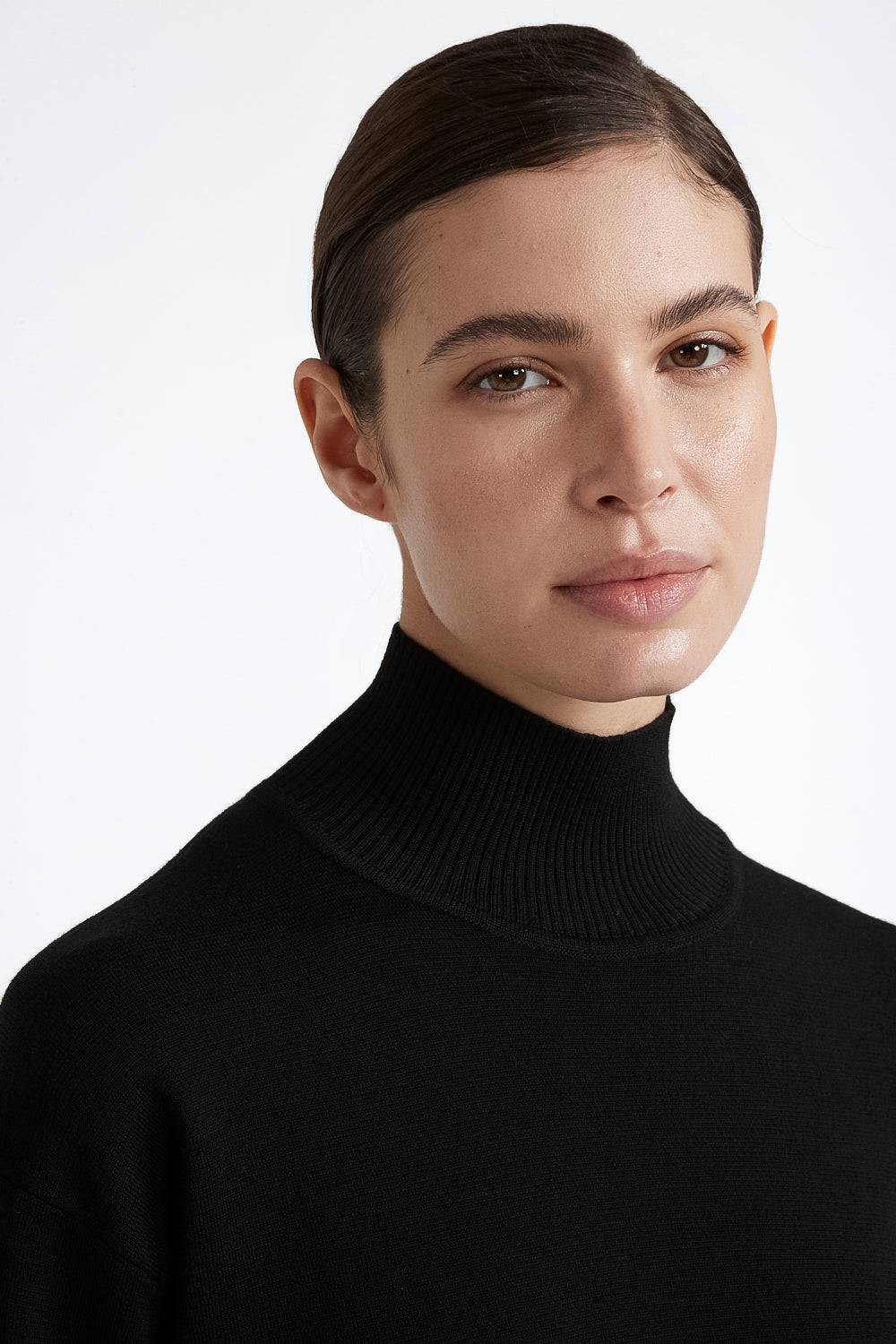 Peserico Maglia collo alto in lana Vendita Calda