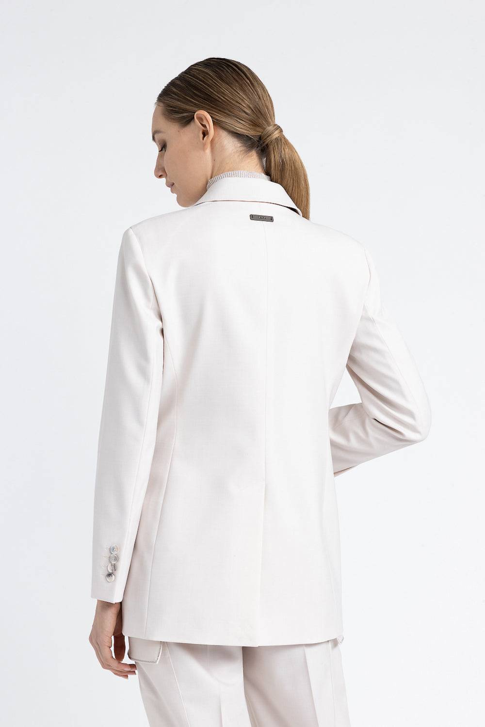Peserico Blazer doppiopetto in twill di lana tecnica I Più Venduti
