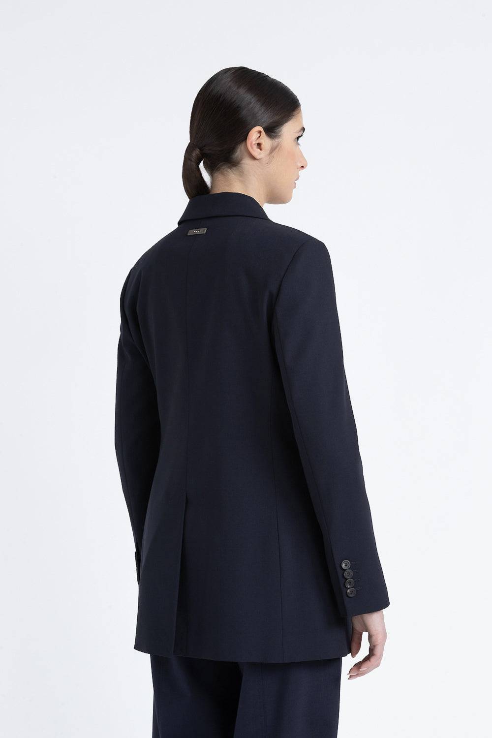 Peserico Blazer doppiopetto in lana tecnica Vendite Flash