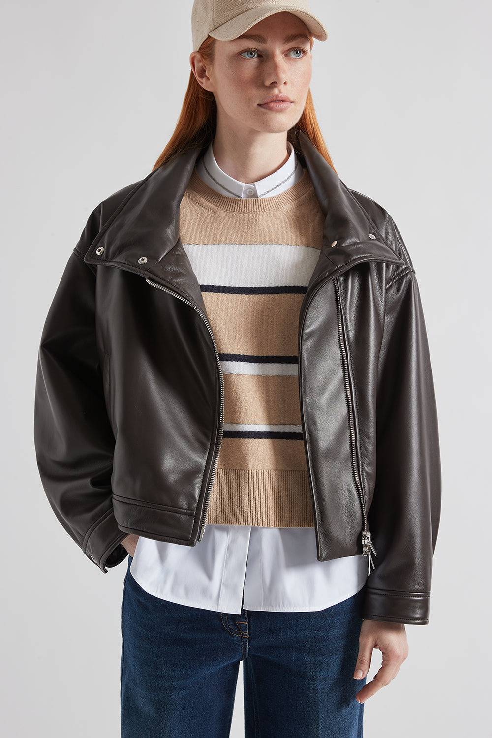 Peserico Camicia senza maniche in popeline Shopping Online