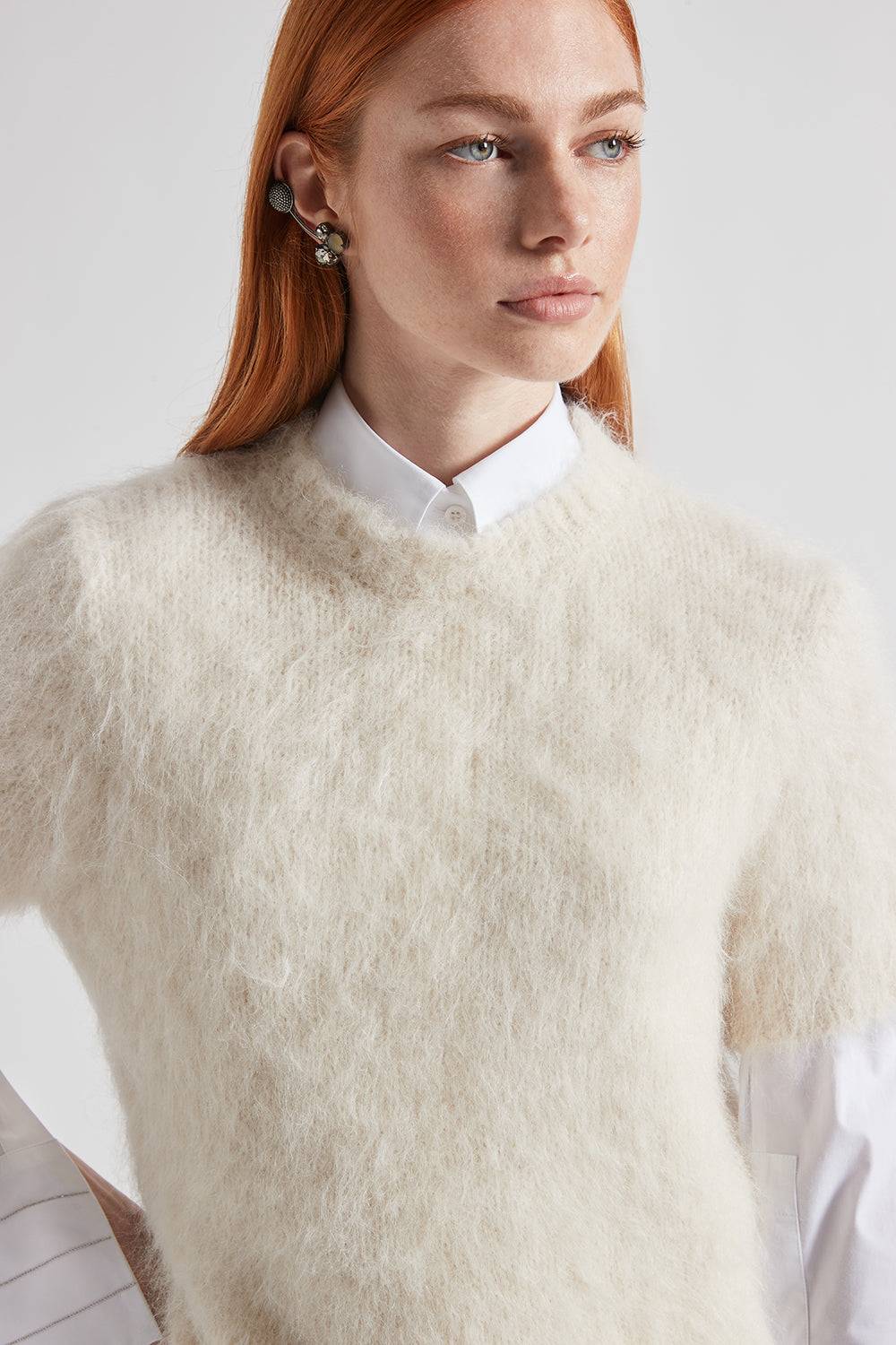 Peserico Camicia in popeline di cotone stretch Affare Del Giorno