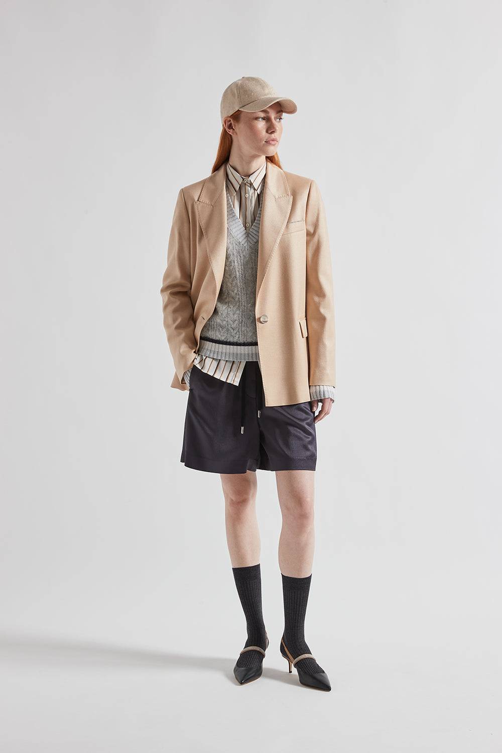 Peserico Shorts in lana viscosa Novità