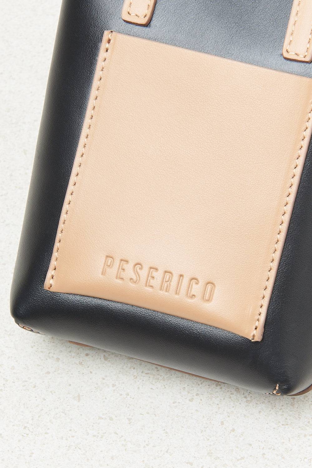 Peserico Borsa micro portacellulare in vera pelle Italy