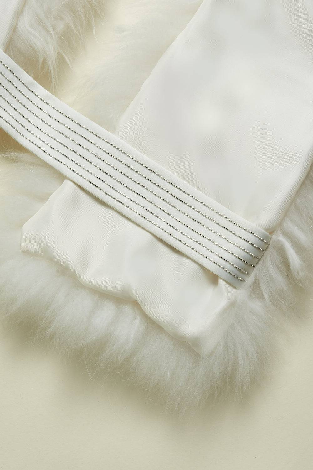 Peserico Collo in vero pelo di capra cashmere 2025