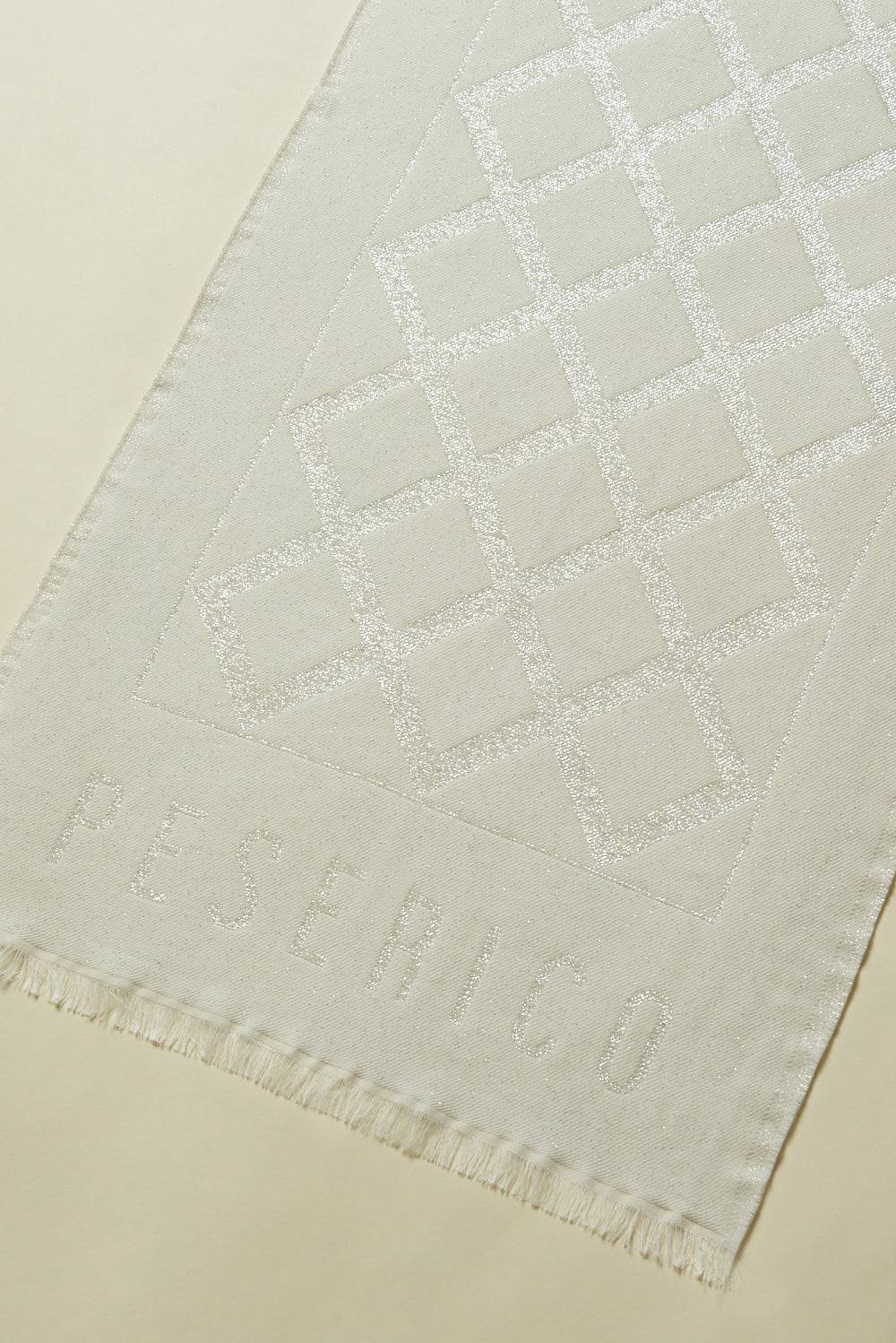 Peserico Stola in lana e modal con motivo geometrico Soddisfazione Garantita