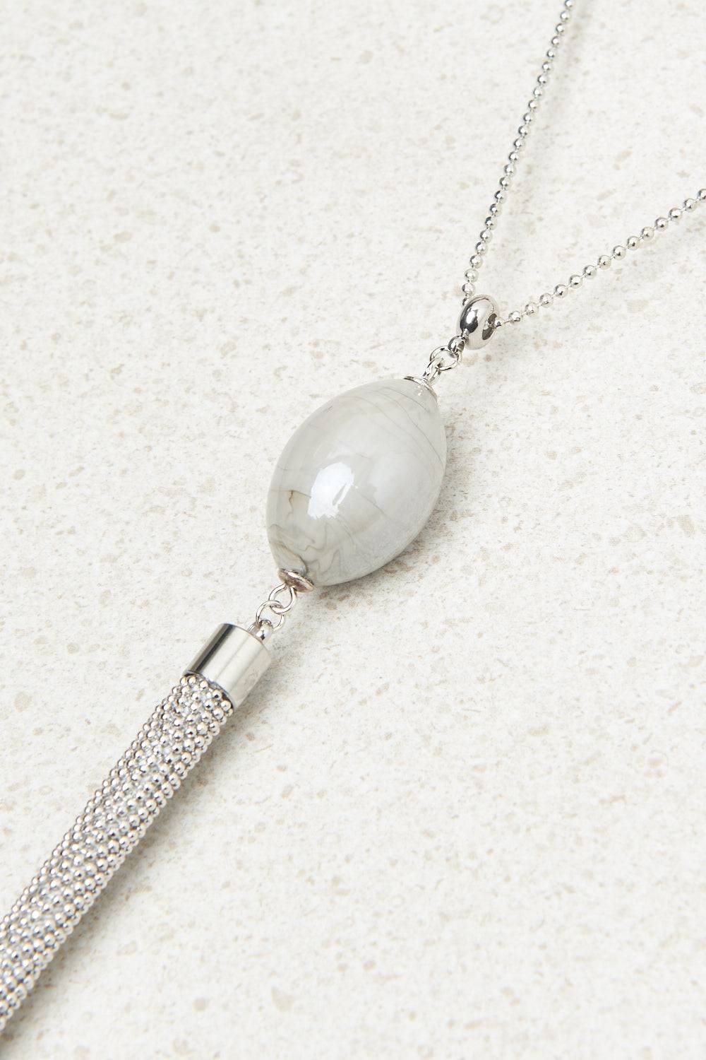 Peserico Collana lunga con pendente in vetro di Murano Promozione Limitata
