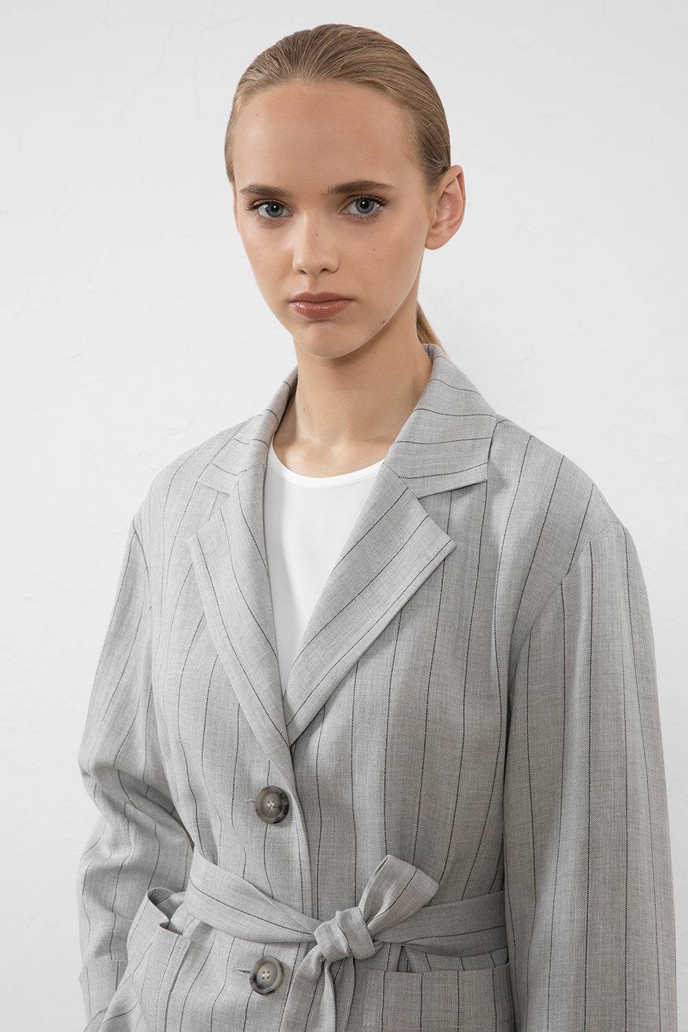 Peserico Blazer monopetto in lino, viscosa e lurex Negozio