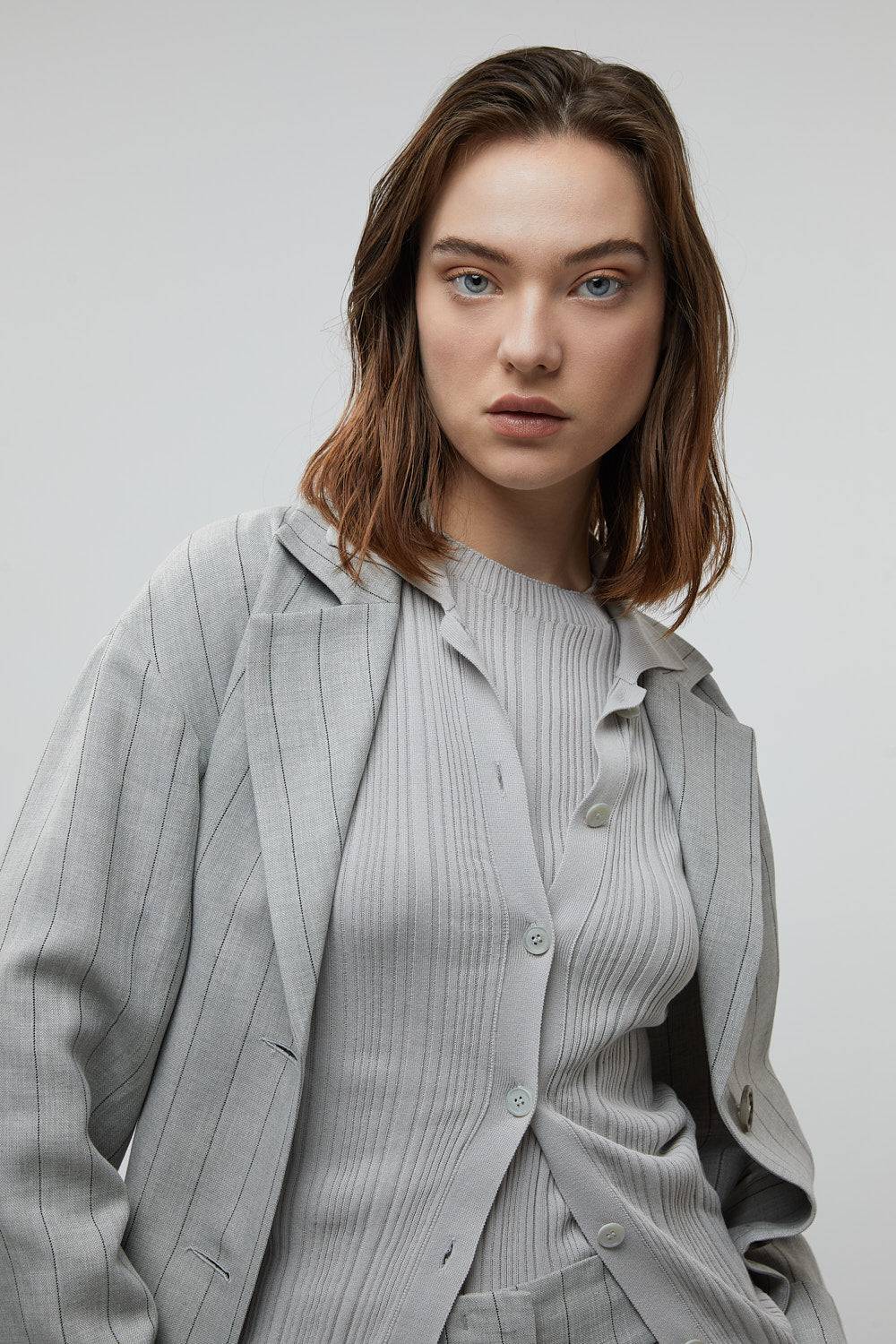 Peserico Blazer monopetto in lino, viscosa e lurex Negozio
