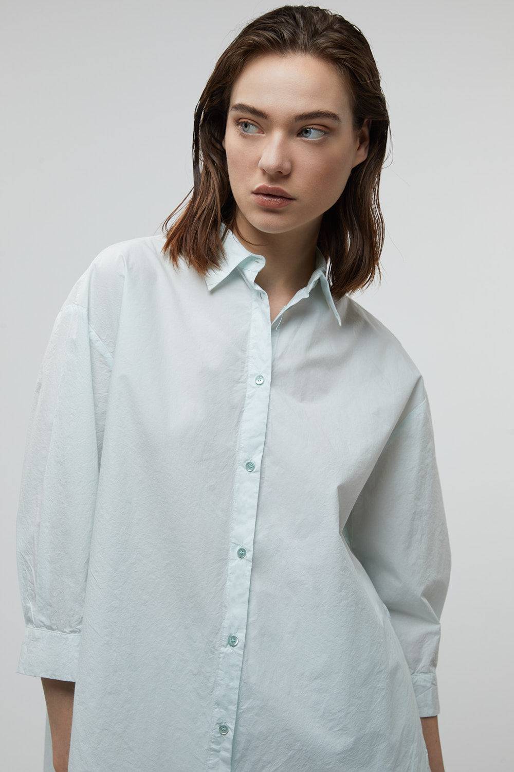 Peserico Camicia in popeline di cotone clean unito 2025