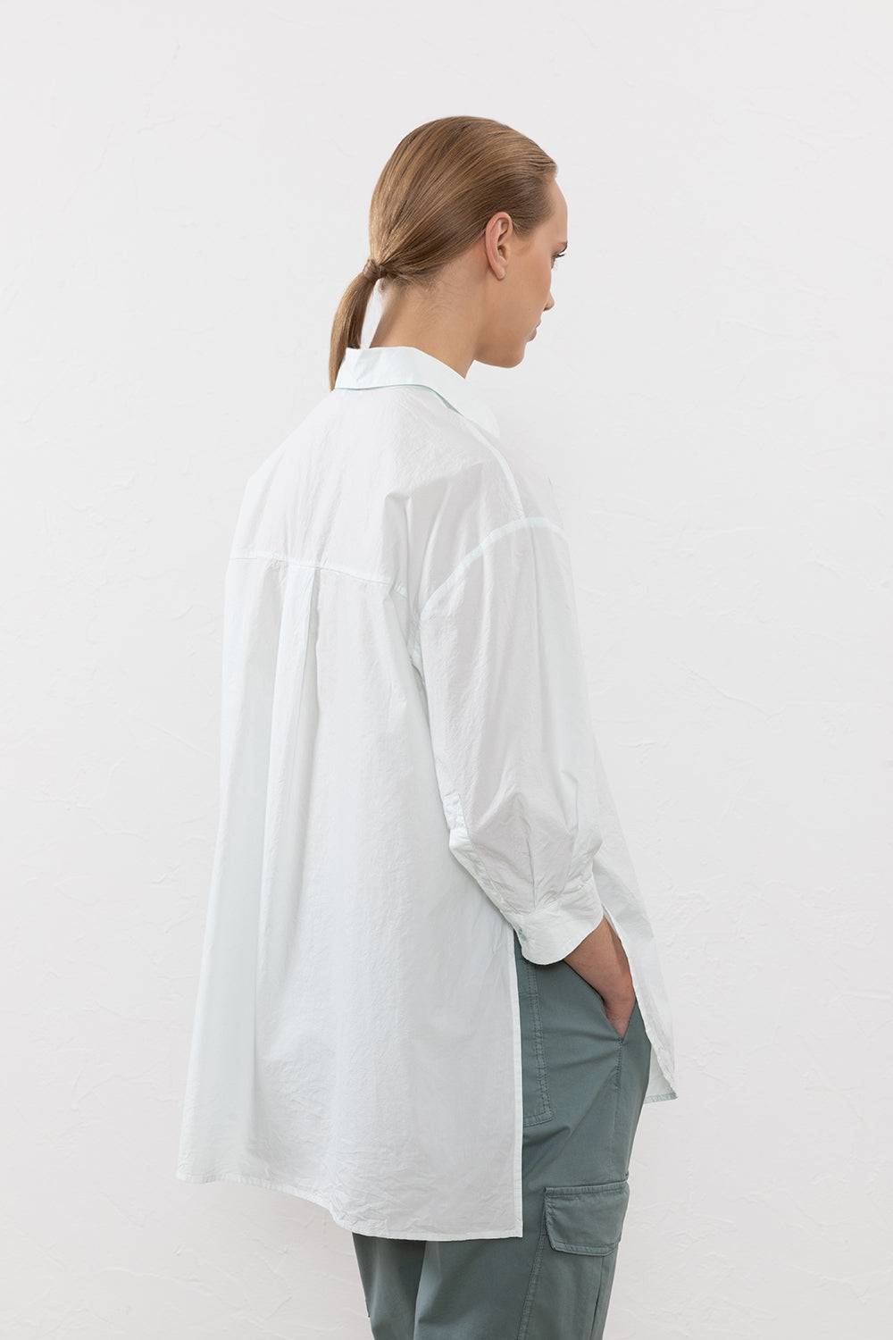Peserico Camicia in popeline di cotone clean unito 2025