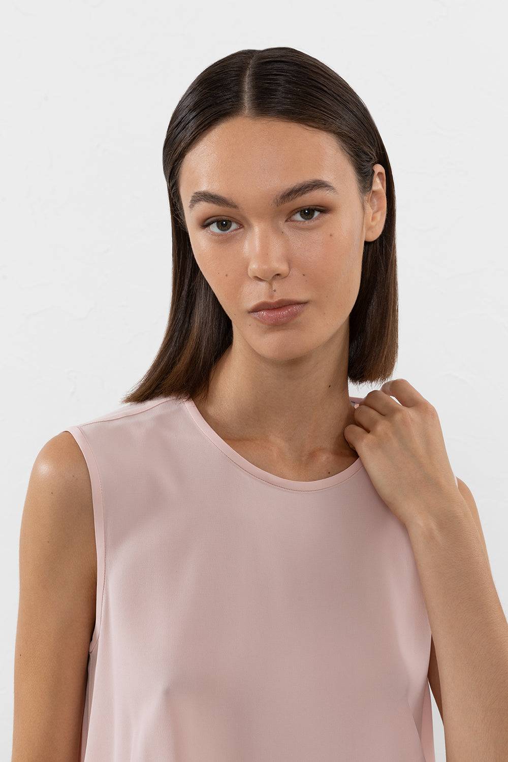 Peserico Top in crepe de chine misto seta Outlet
