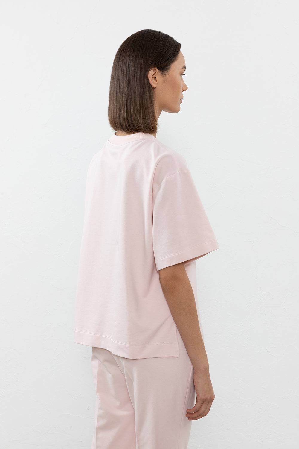 Peserico T-shirt in felpa leggera di cotone In Vendita