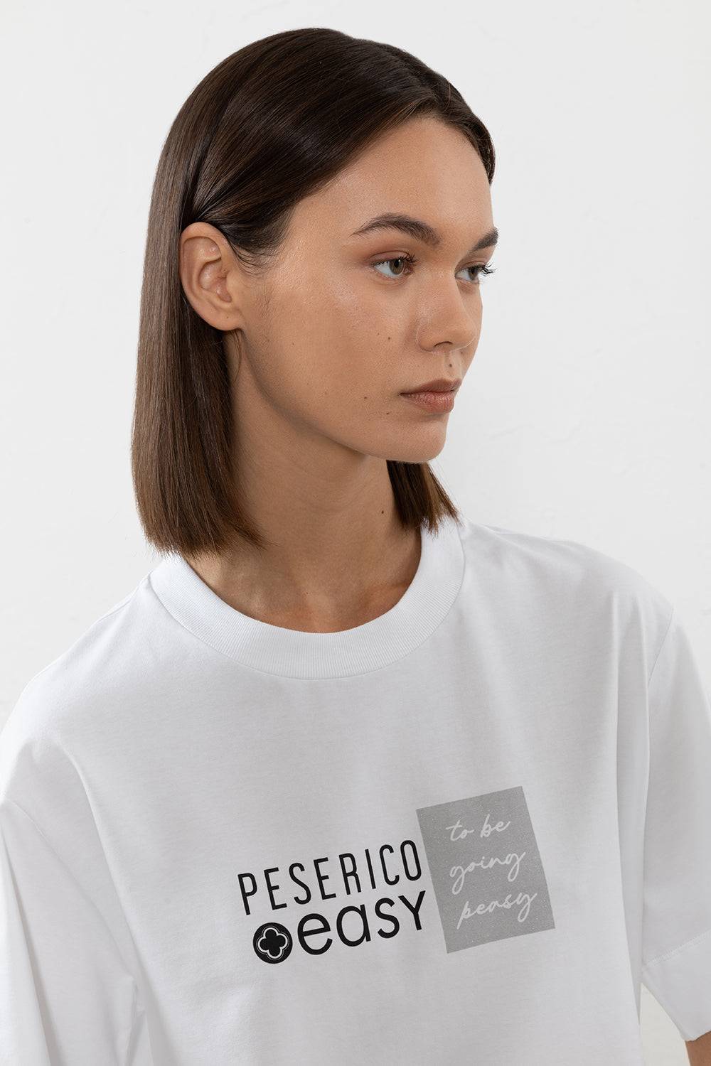 Peserico T-shirt in jersey di cotone Hotsell