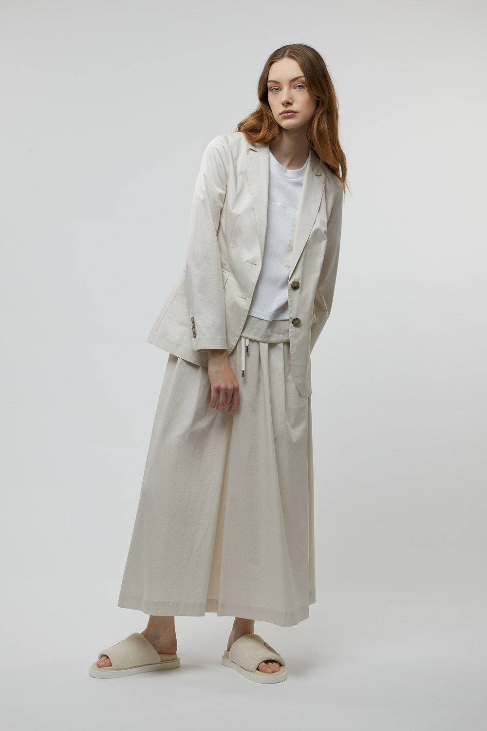 Peserico Pantalone in raso leggero di cotone In Saldo
