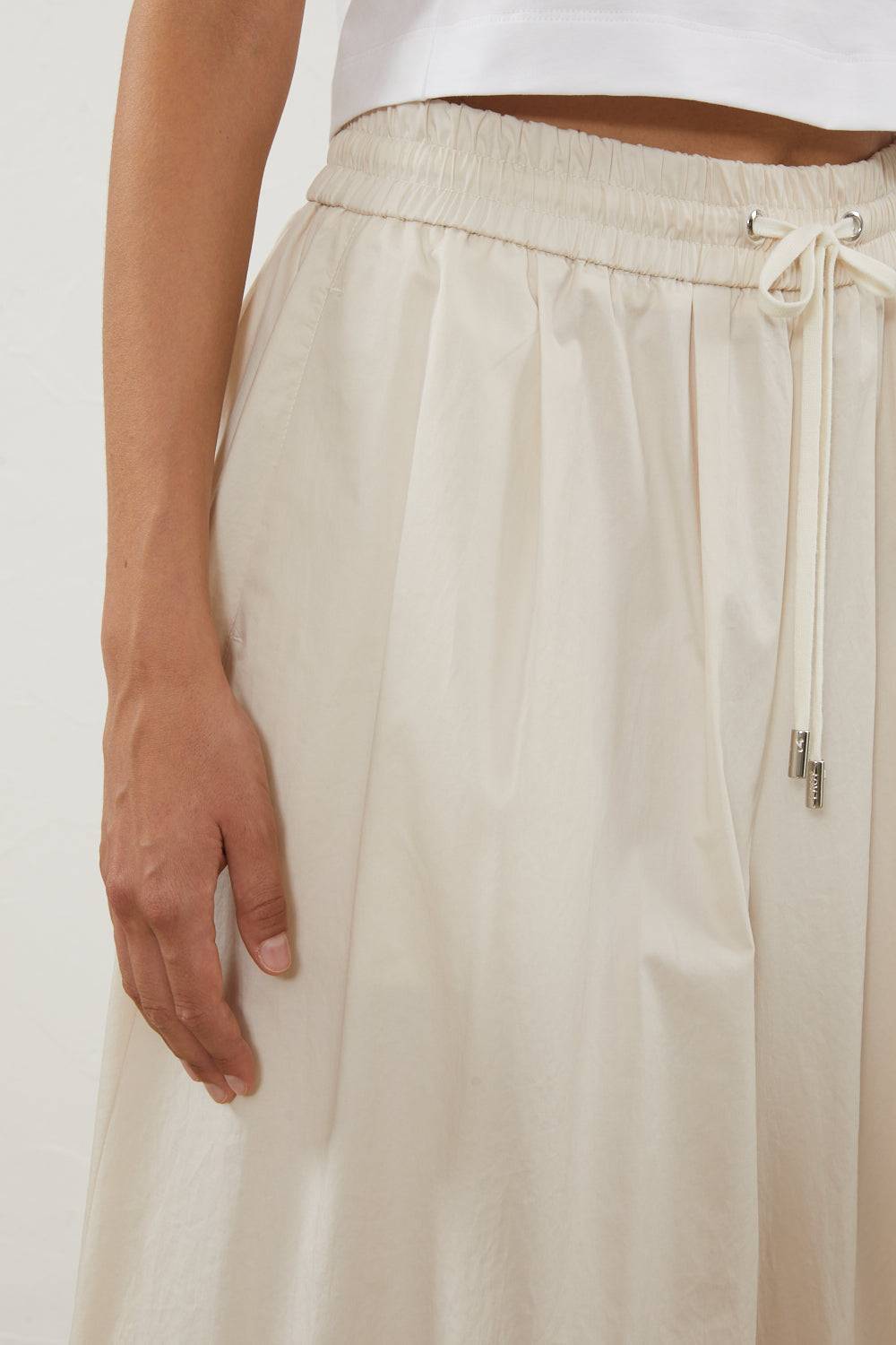 Peserico Pantalone in raso leggero di cotone In Saldo
