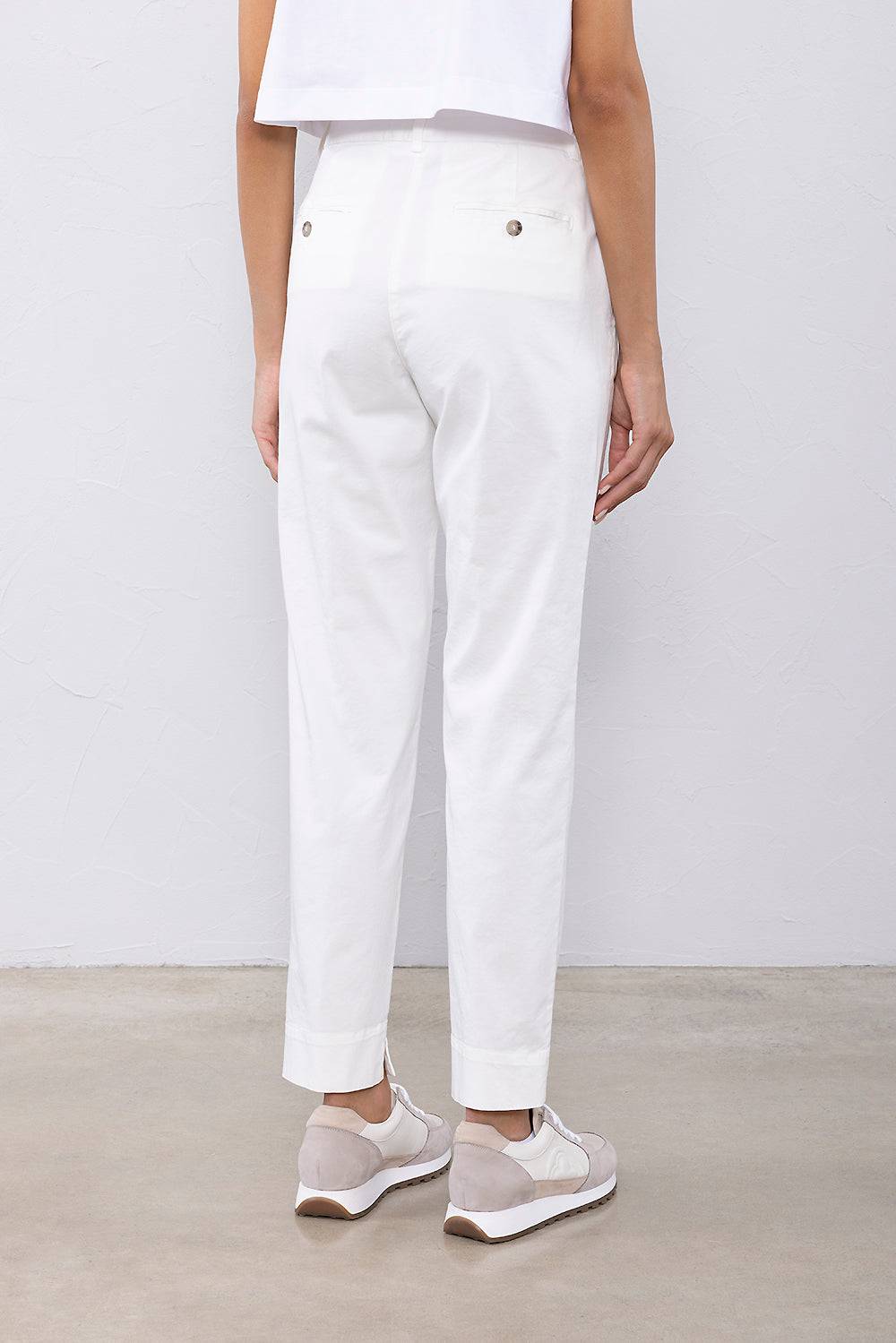 Peserico Pantalone in gabardine leggera di cotone 2025
