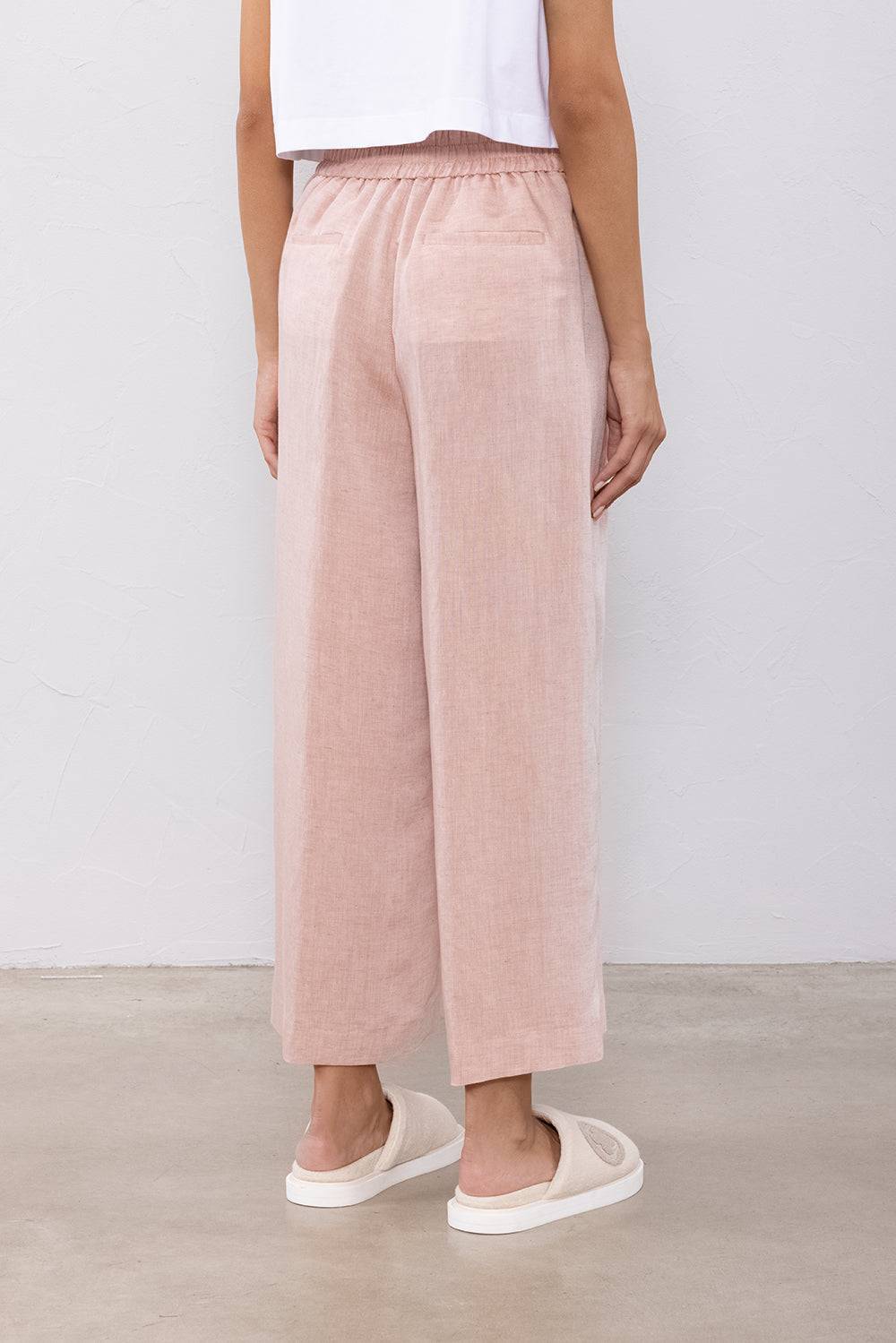 Peserico Pantalone in viscosa e lino Promozione