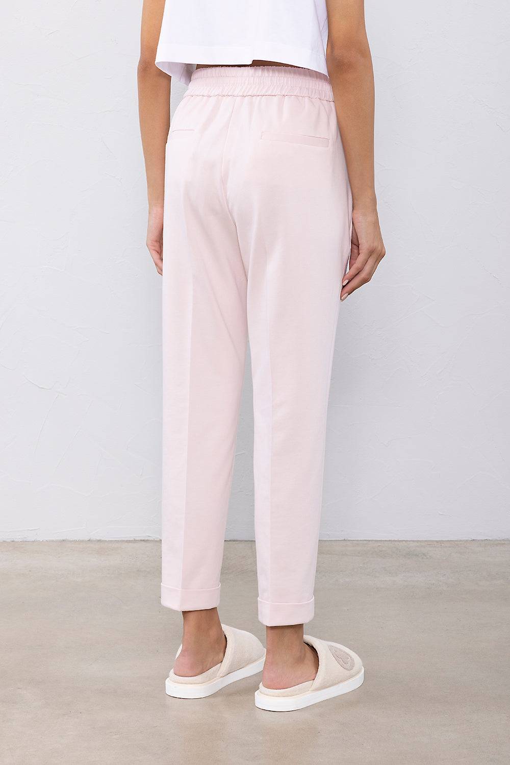 Peserico Pantalone in felpa leggera di cotone Pezzi Unici