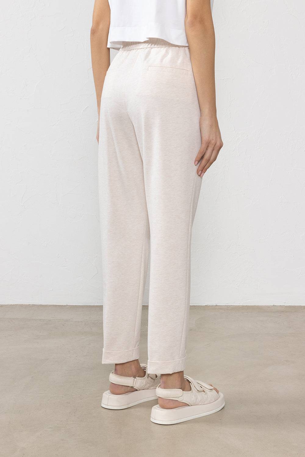 Peserico Pantalone in felpa leggera di cotone Qualità Garantita