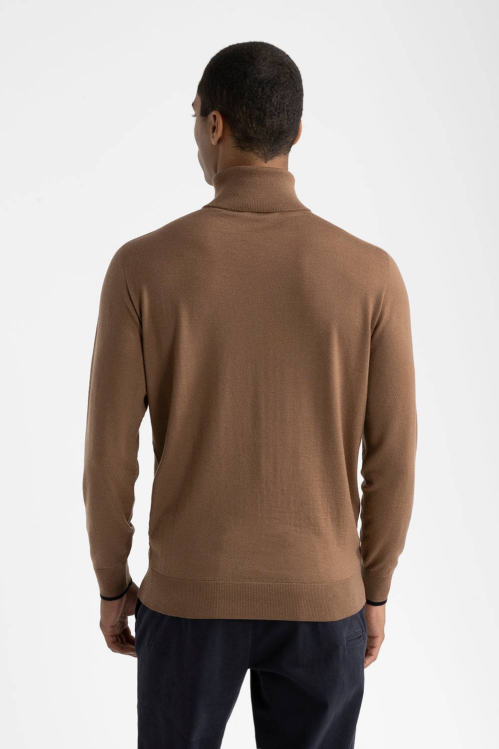 Peserico Maglia collo alto in pura lana vergine Fino Al -60%