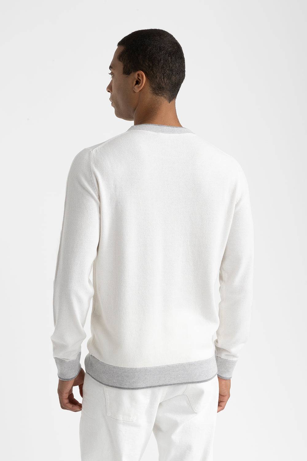 Peserico Maglia girocollo in lana, seta e cashmere Convenienza