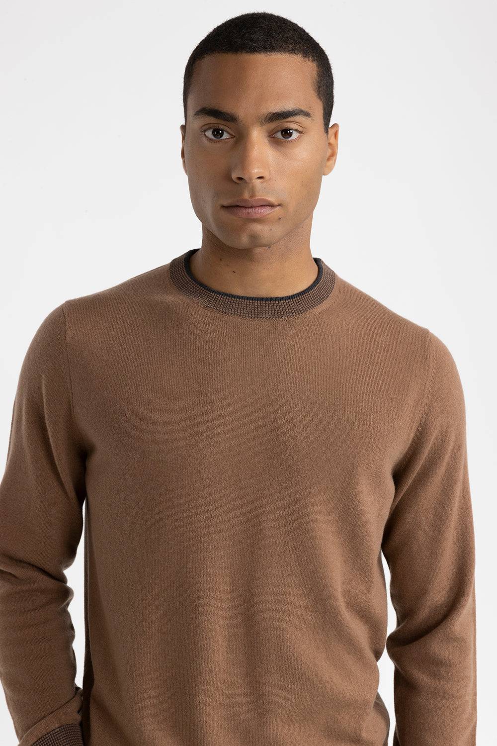Peserico Maglia girocollo in lana, seta e cashmere Novità