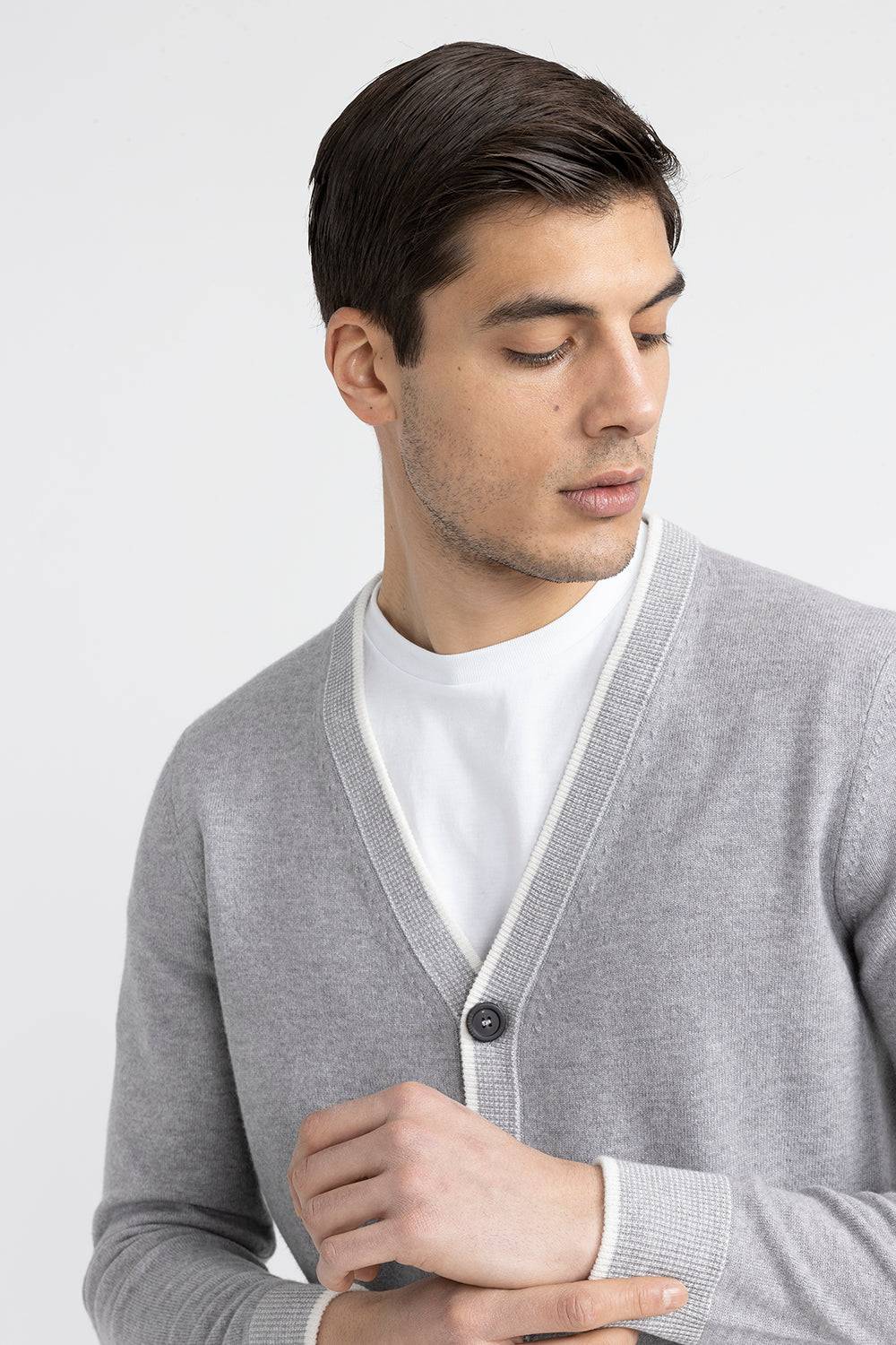 Peserico Cardigan in lana, seta e cashmere Offerta