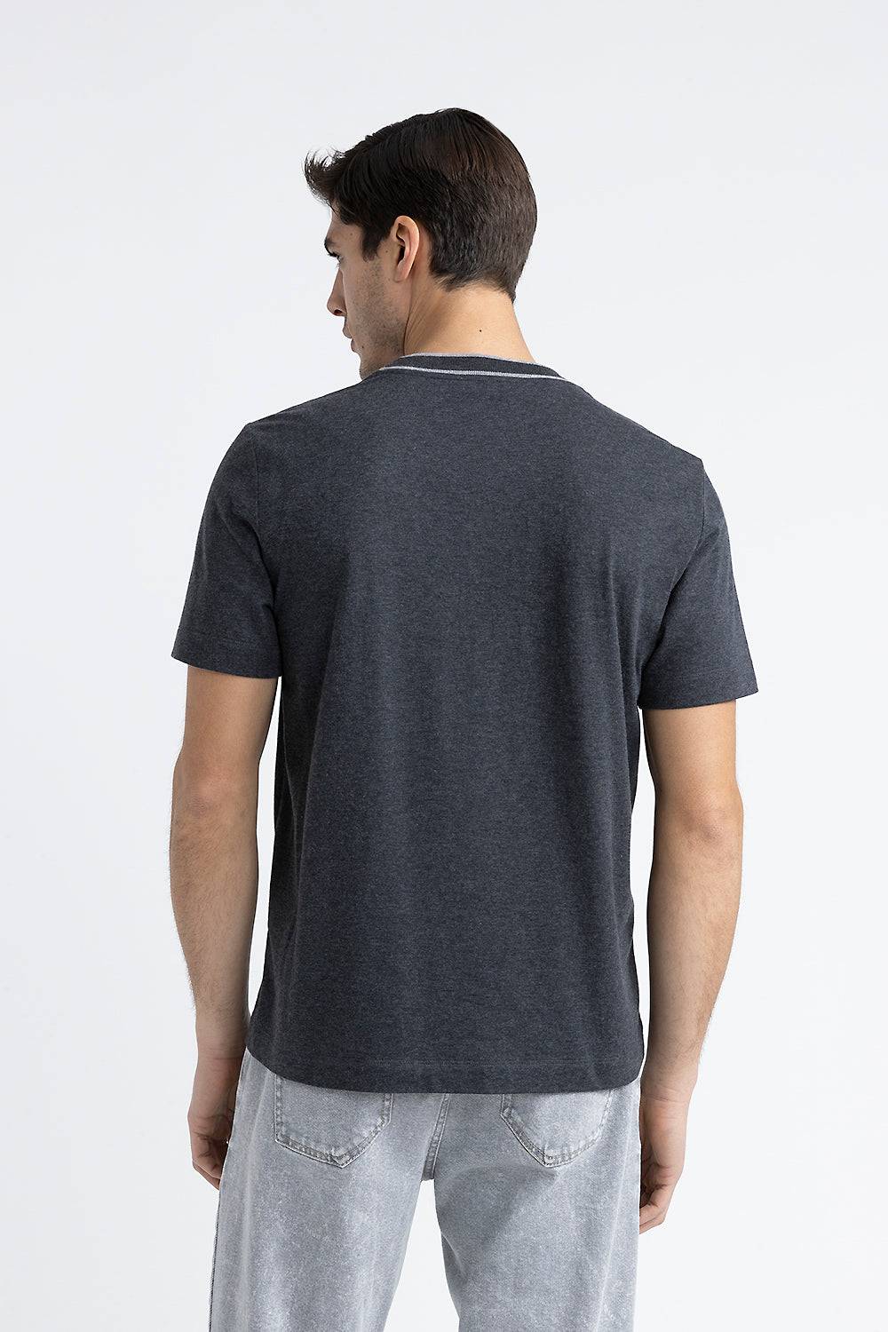 Peserico T-shirt in jersey di cotone e cashmere Saldi Di Fabbrica