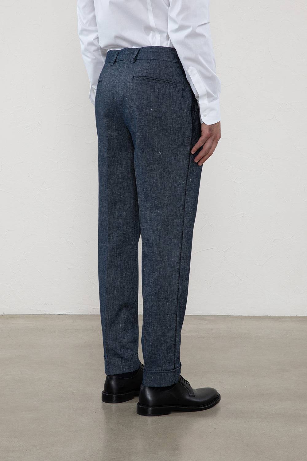 Peserico Pantalone flat in lino cotone I Più Venduti
