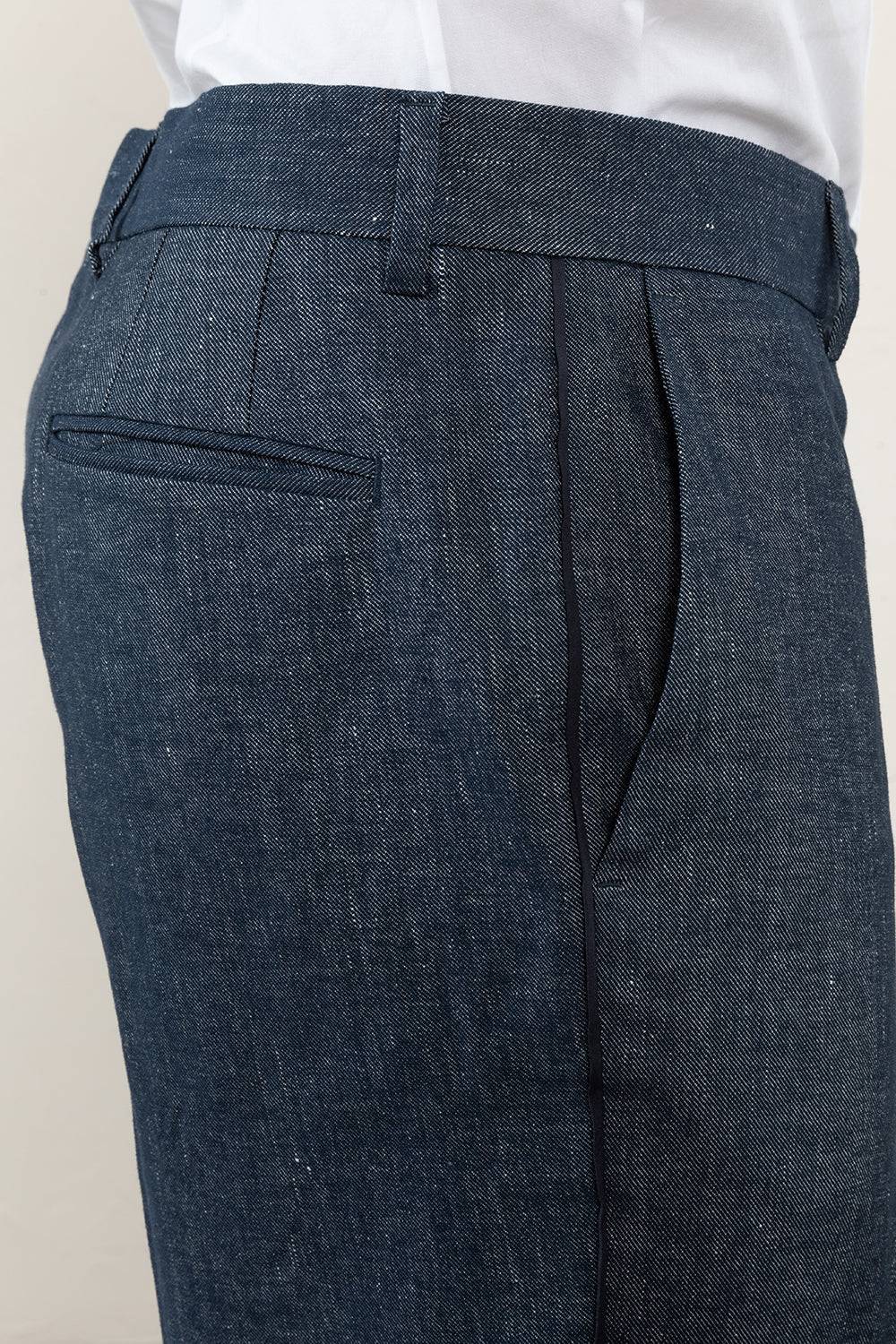 Peserico Pantalone flat in lino cotone I Più Venduti