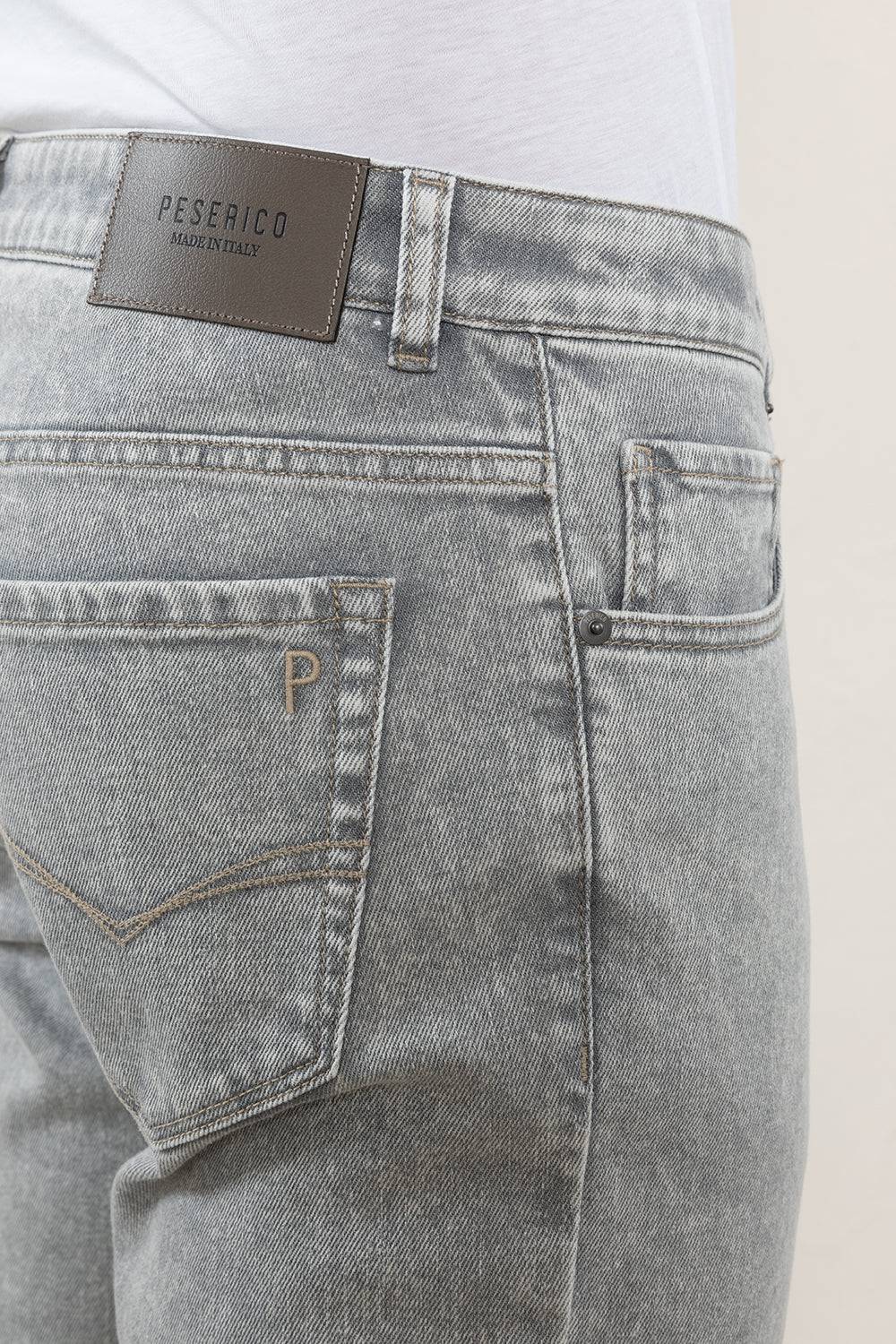 Peserico Pantalone in denim di leggero cotone Italia