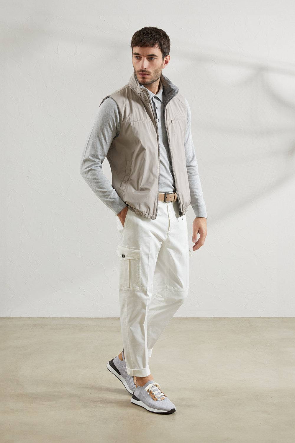 Peserico Pantalone chino in gabardina di cotone In Linea