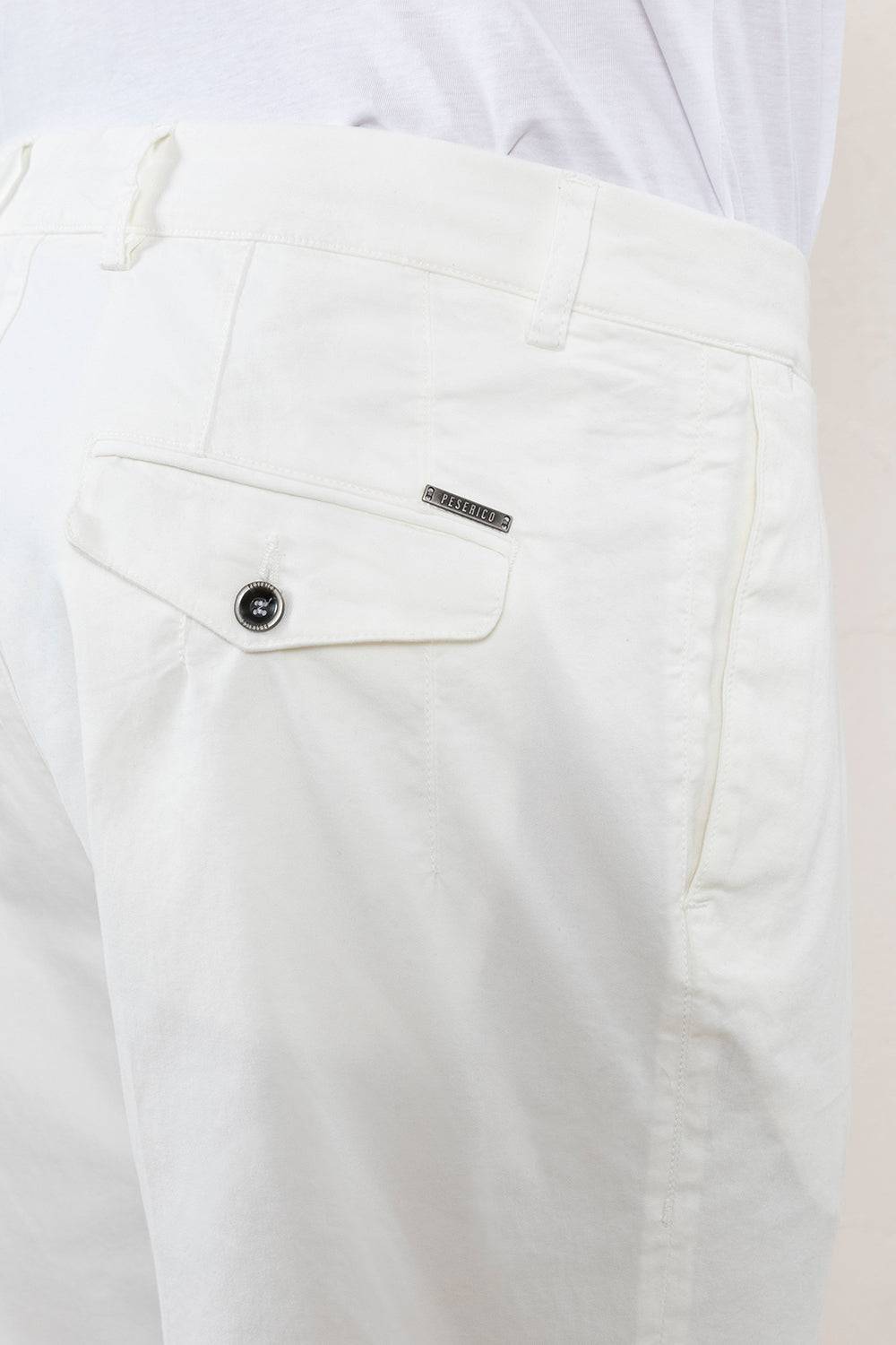 Peserico Pantalone chino in gabardina di cotone stretch Nuovo