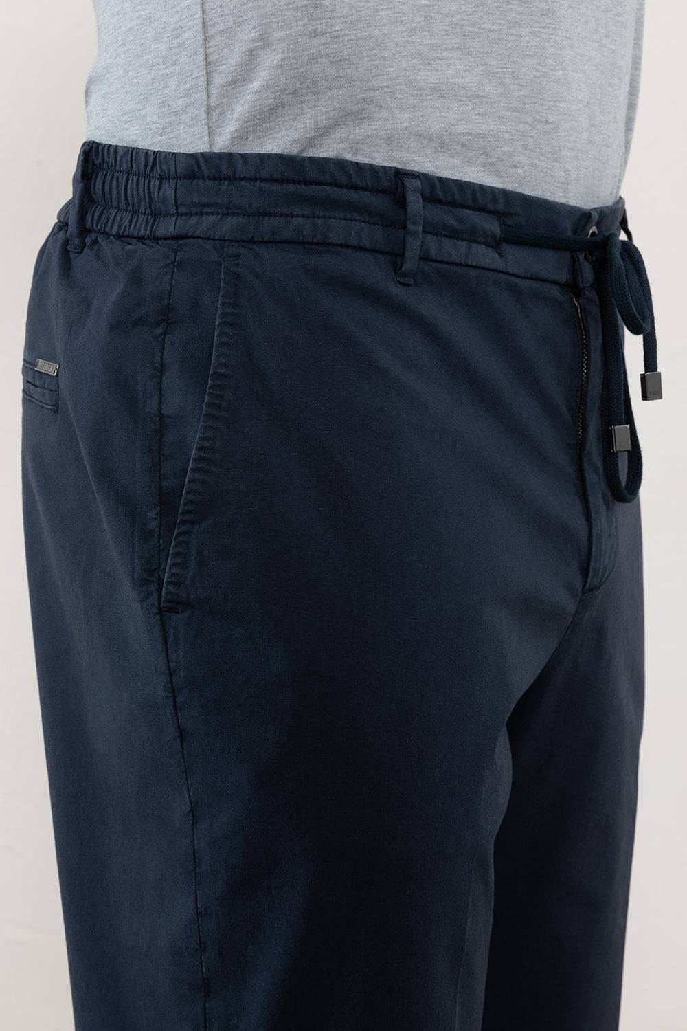 Peserico Pantalone jogger in leggera tela di cotone lyocell Qualità
