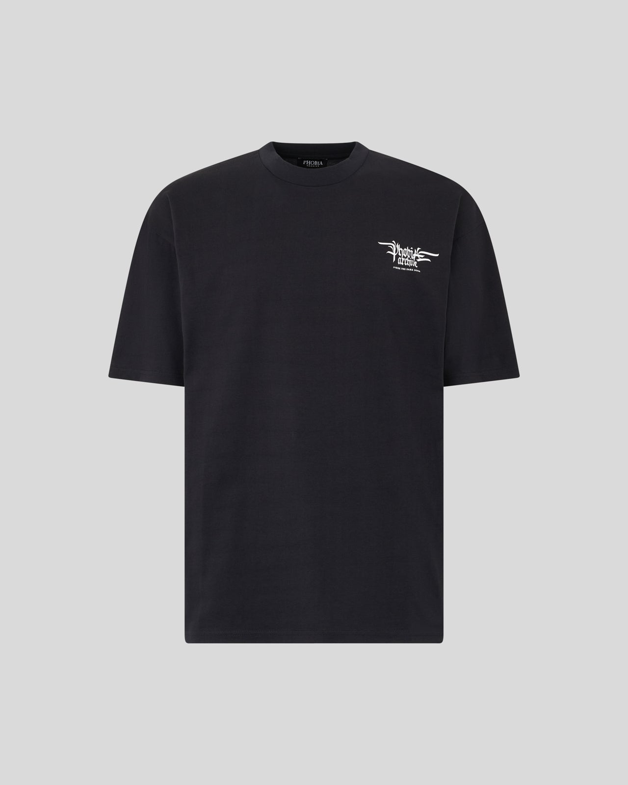 Phobia Archive T-SHIRT NERA CON GRAFICA FIERY COBRA ARANCIONE Saldi Di Fabbrica