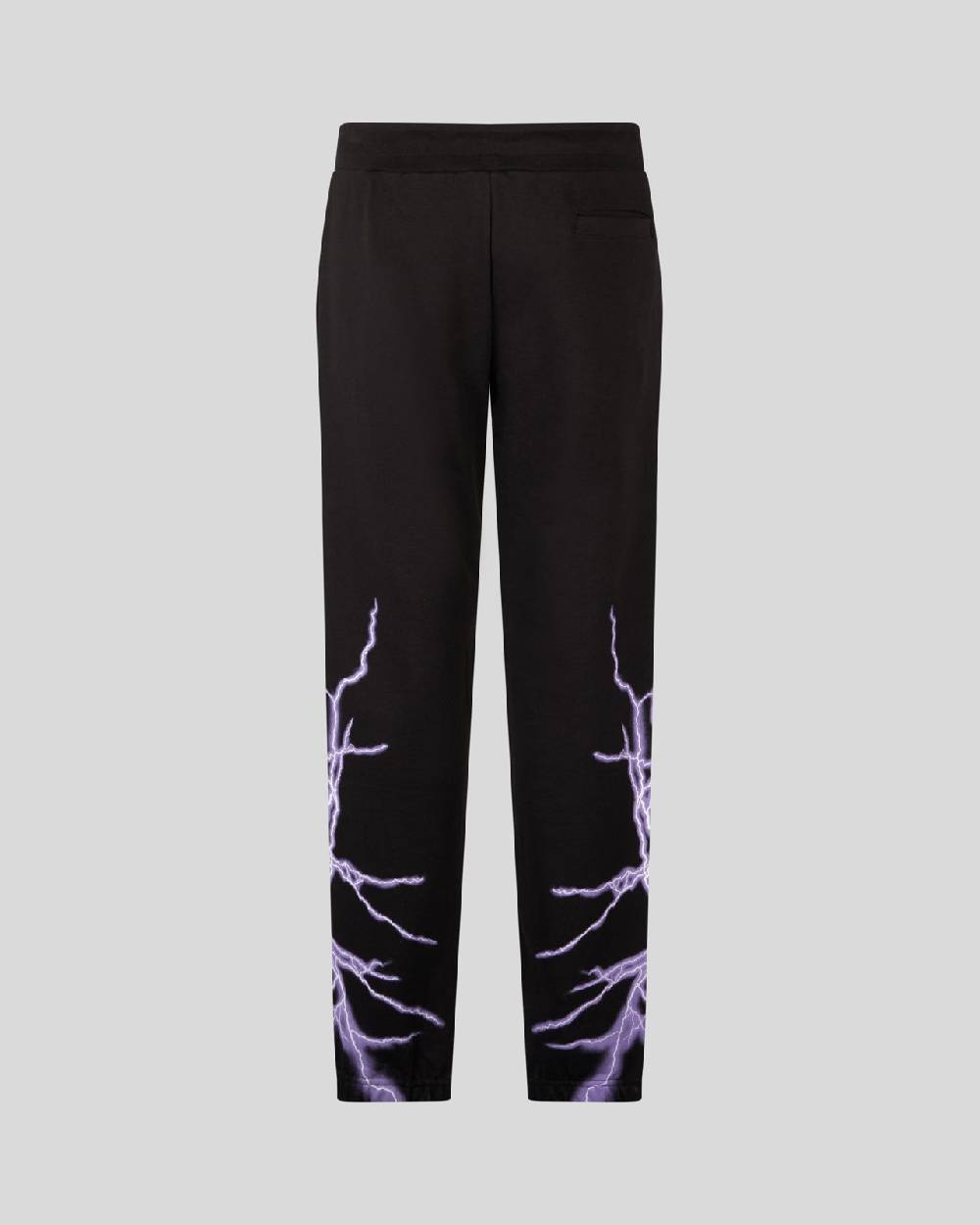 Phobia Archive PANTALONE NERO CON FULMINE LATERALE VIOLA Novità
