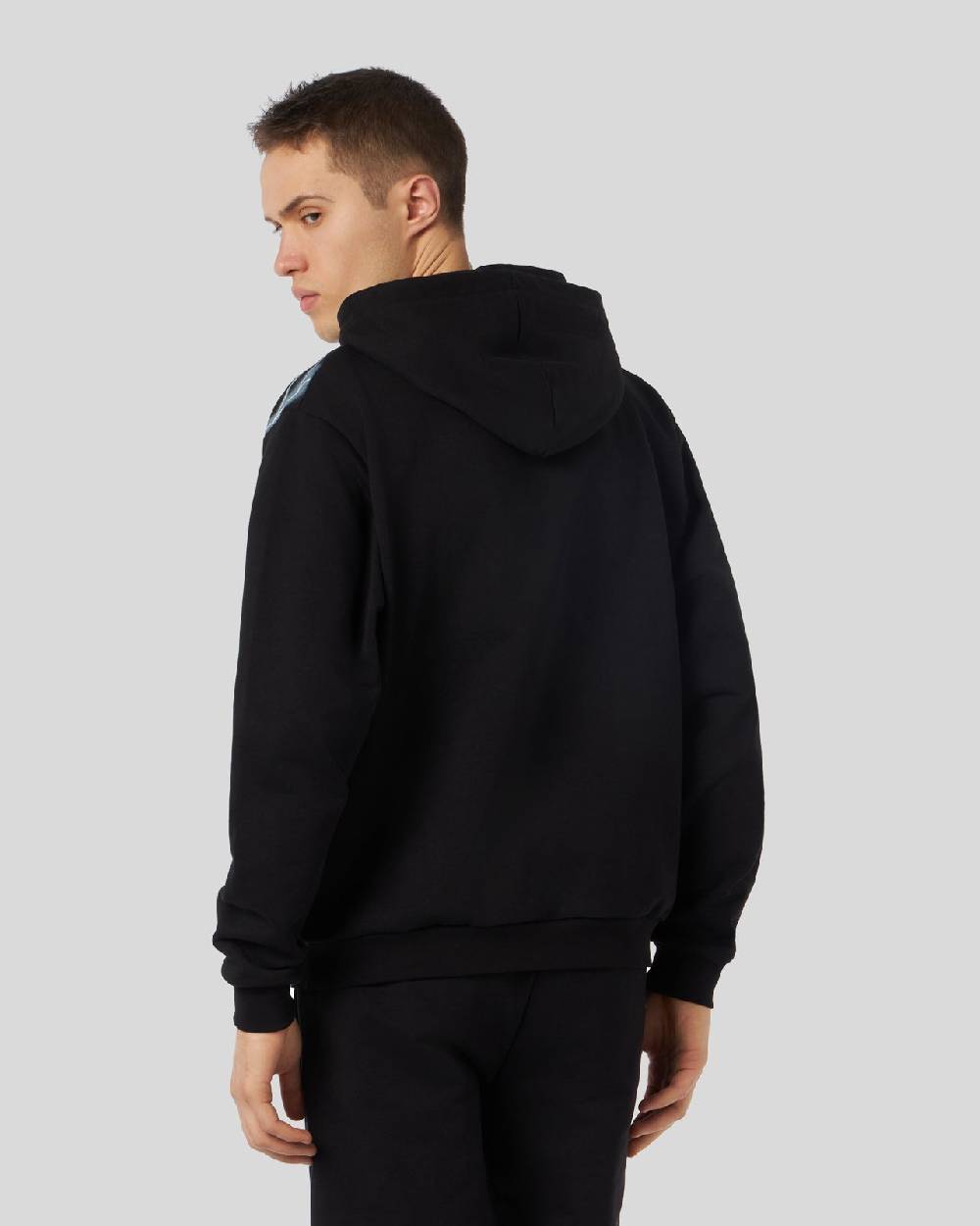 Phobia Archive FELPA NERA CON FULMINI LATERALI BIANCHI Fino Al -60%