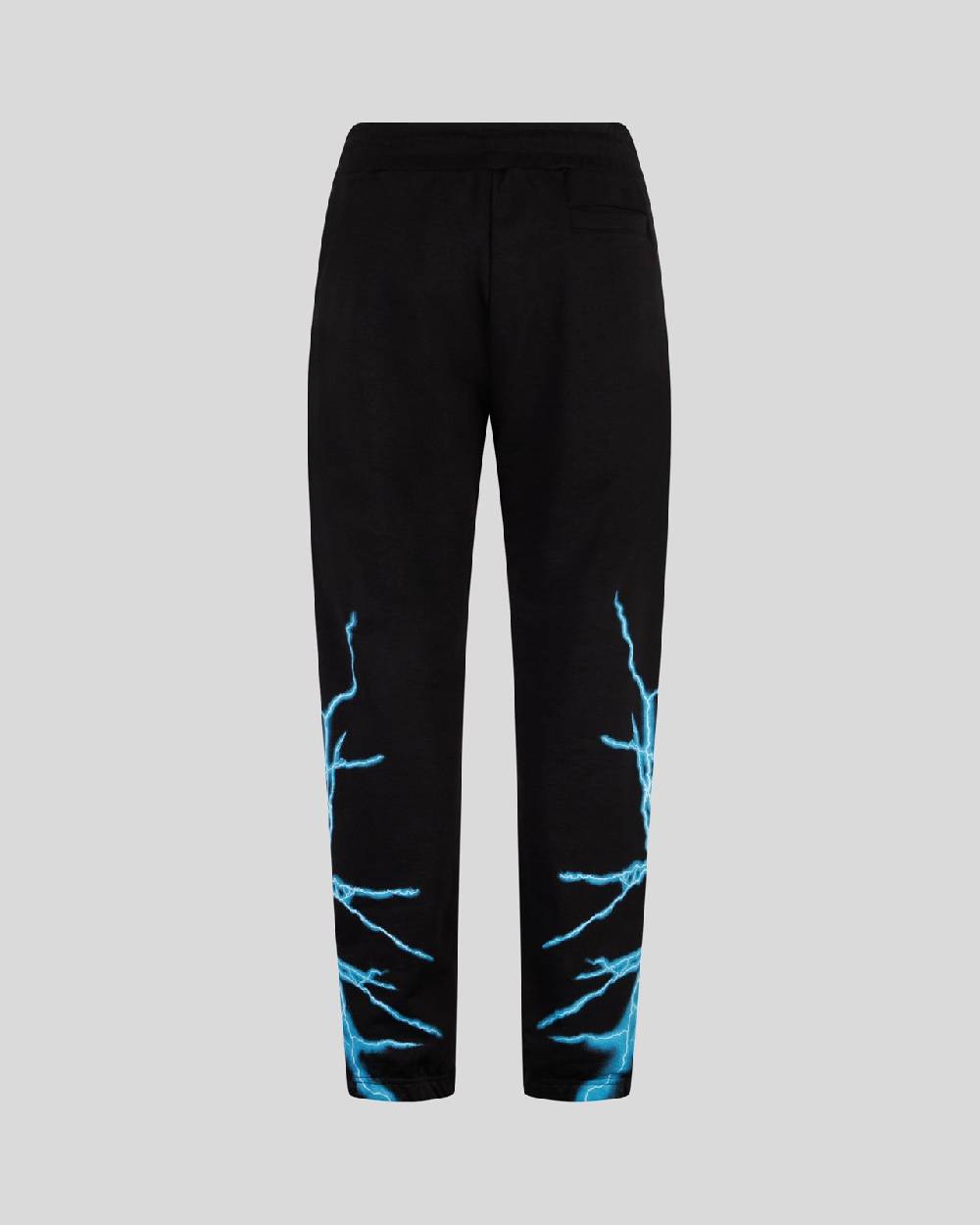 Phobia Archive PANTALONE NERO CON FULMINE LATERALE BLU Nuova