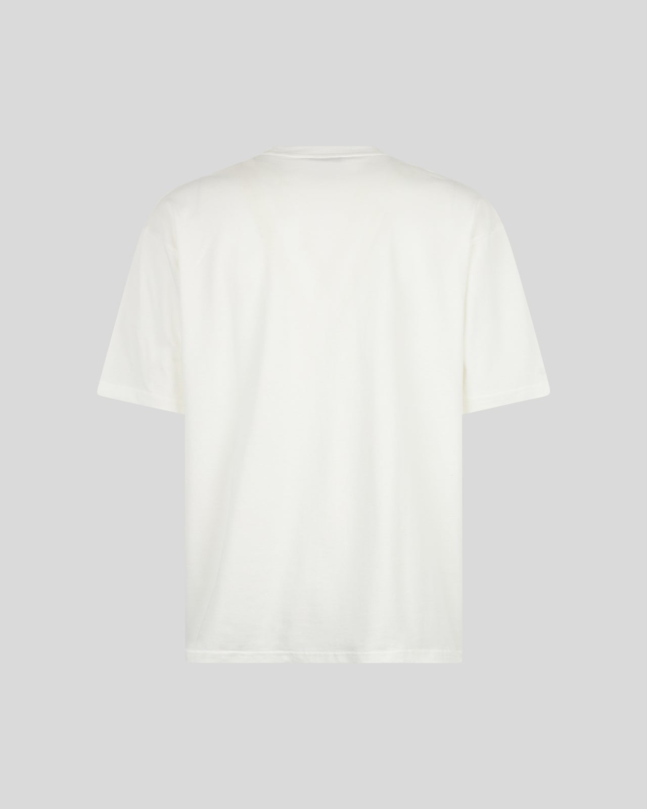 Phobia Archive T-SHIRT BIANCA CON FULMINI RICAMATI GRIGI Pezzi Unici