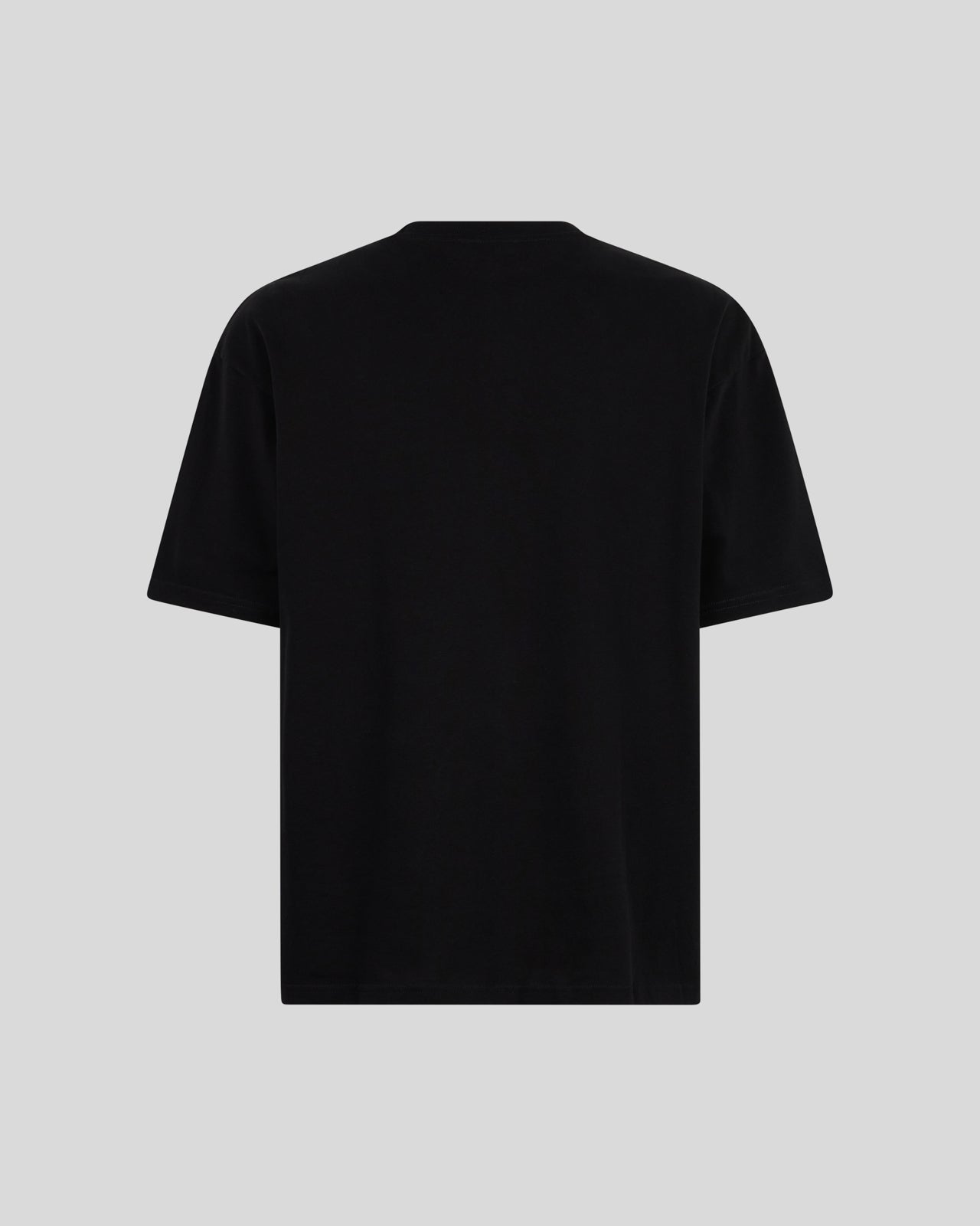 Phobia Archive T-SHIRT NERA CON FULMINI GRIGI RICAMATI Promozione Limitata