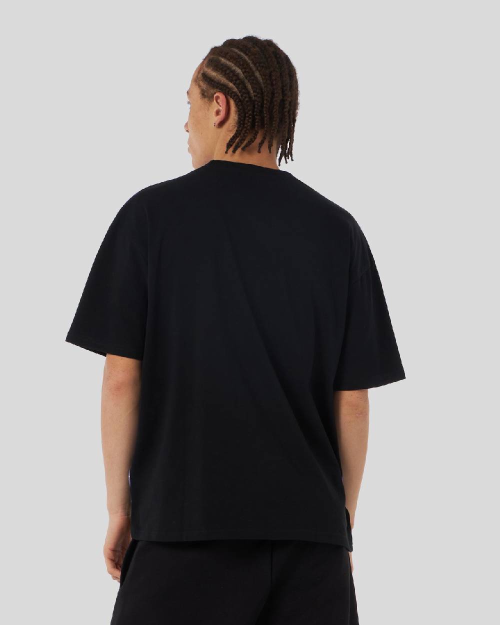 Phobia Archive T-SHIRT NERA CON FULMINI LATERALI VIOLA Shopping Online