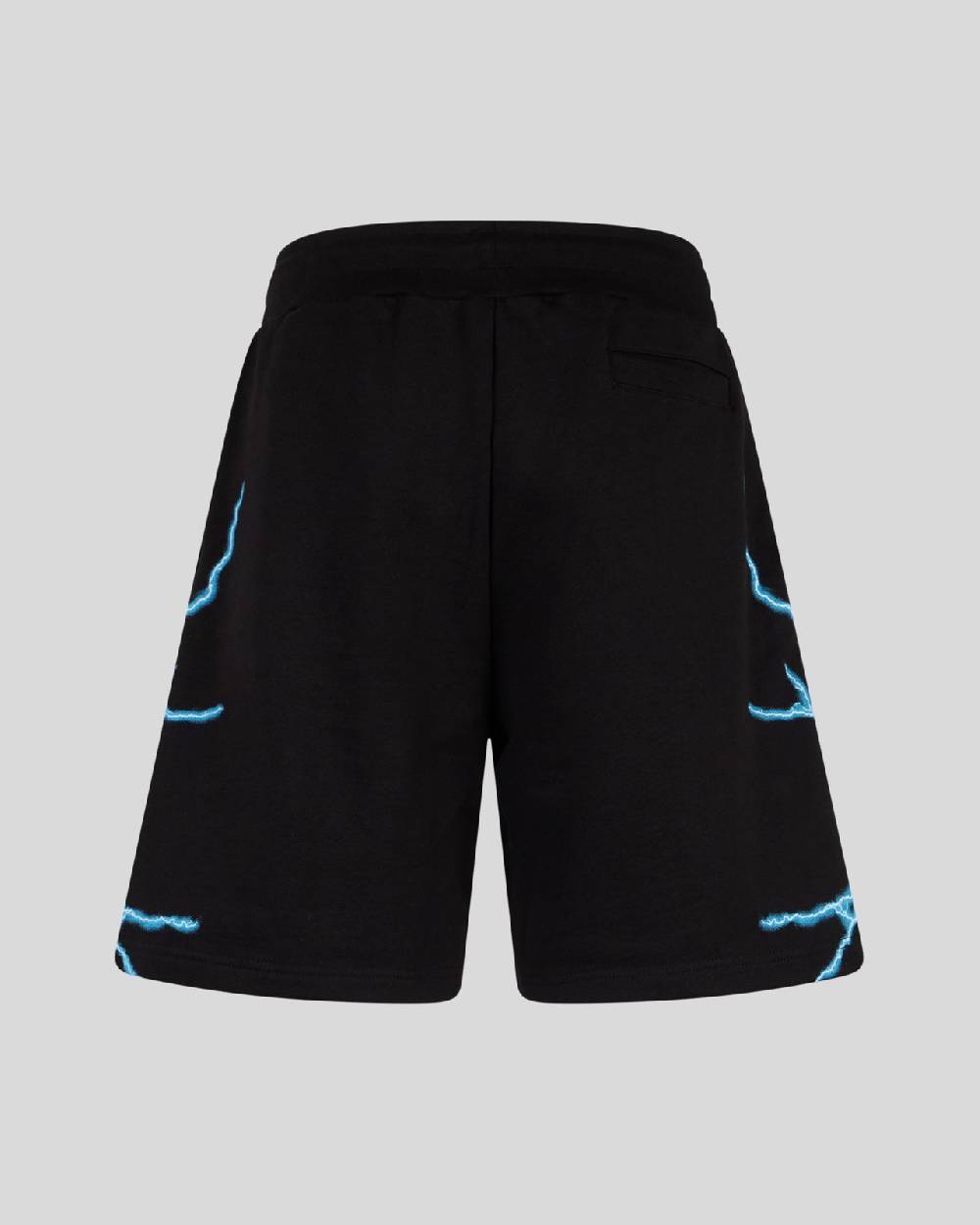 Phobia Archive PANTALONCINO NERO CON FULMINI LATERALI AZZURRI Sconto