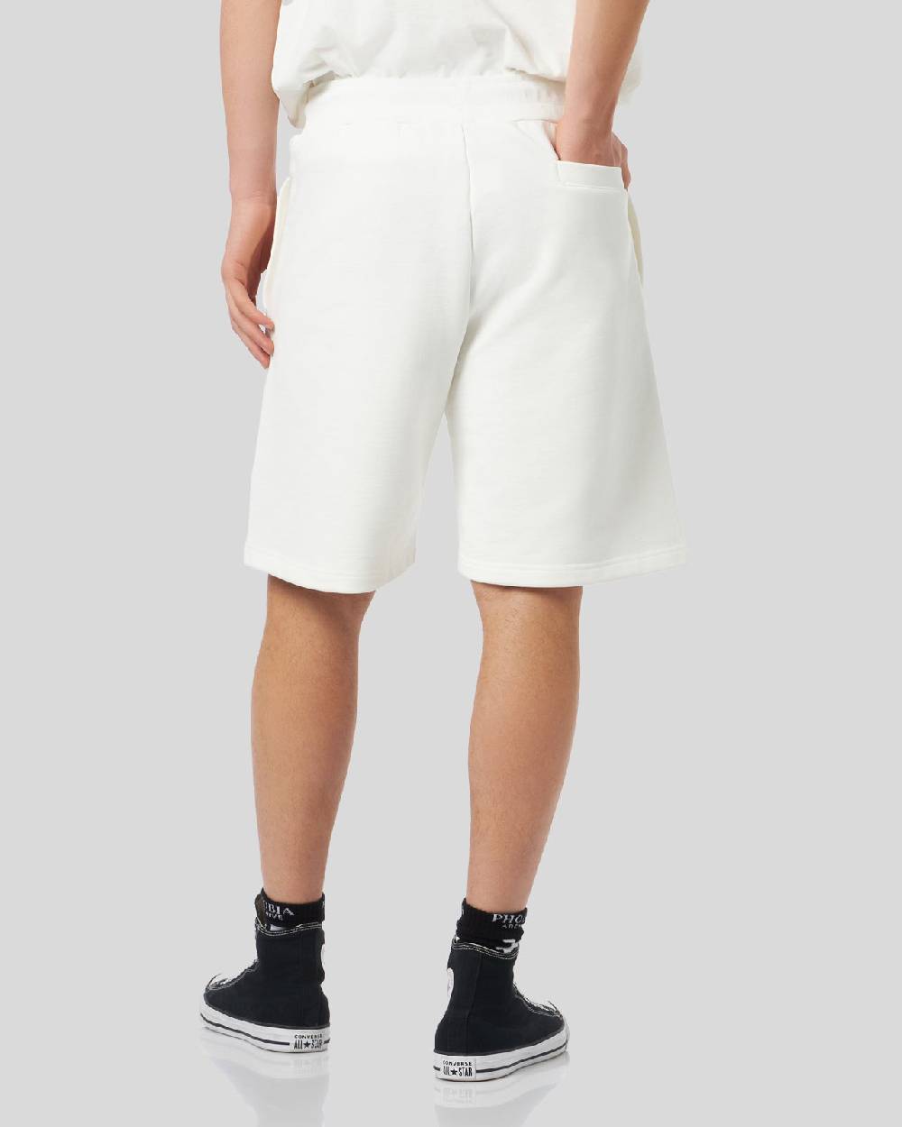 Phobia Archive PANTALONCINO BIANCO CON LOGO GOTICO I Più Venduti