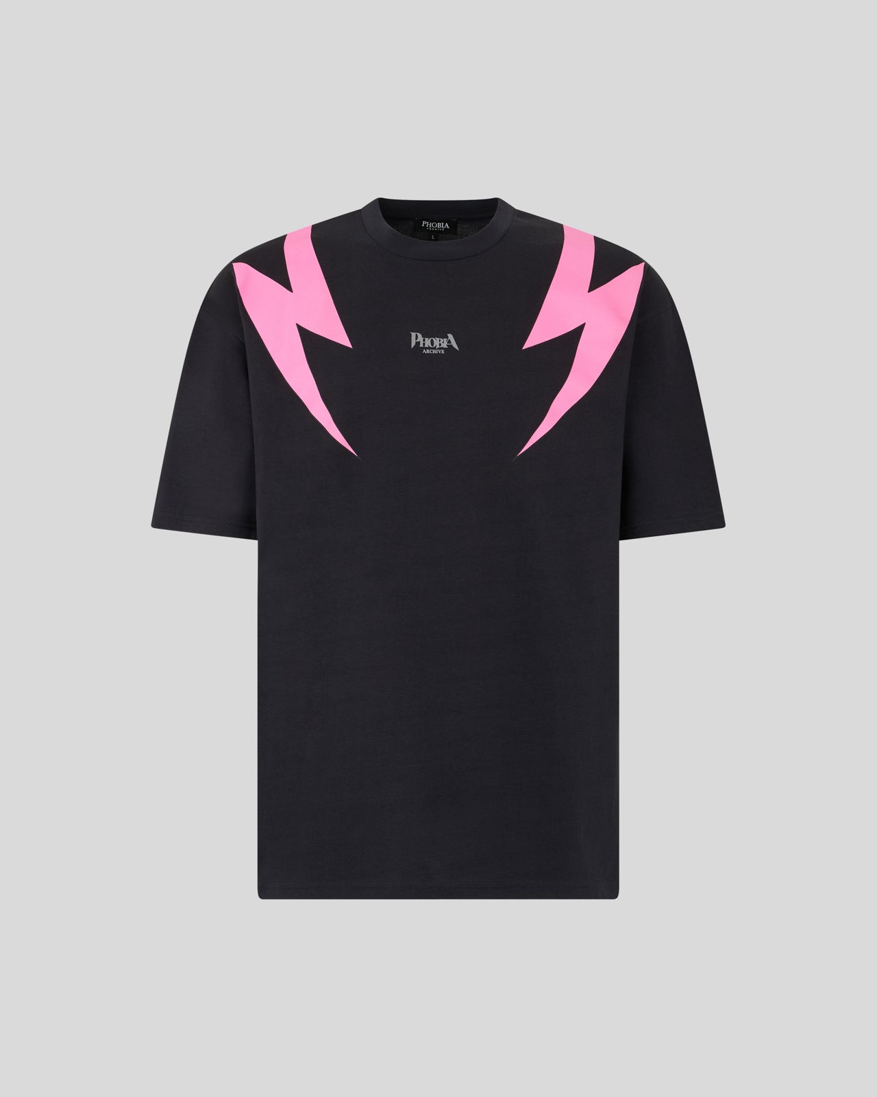Phobia Archive T-SHIRT NERA CON GRAFICA SCREAMING SKULLS ROSA Italia