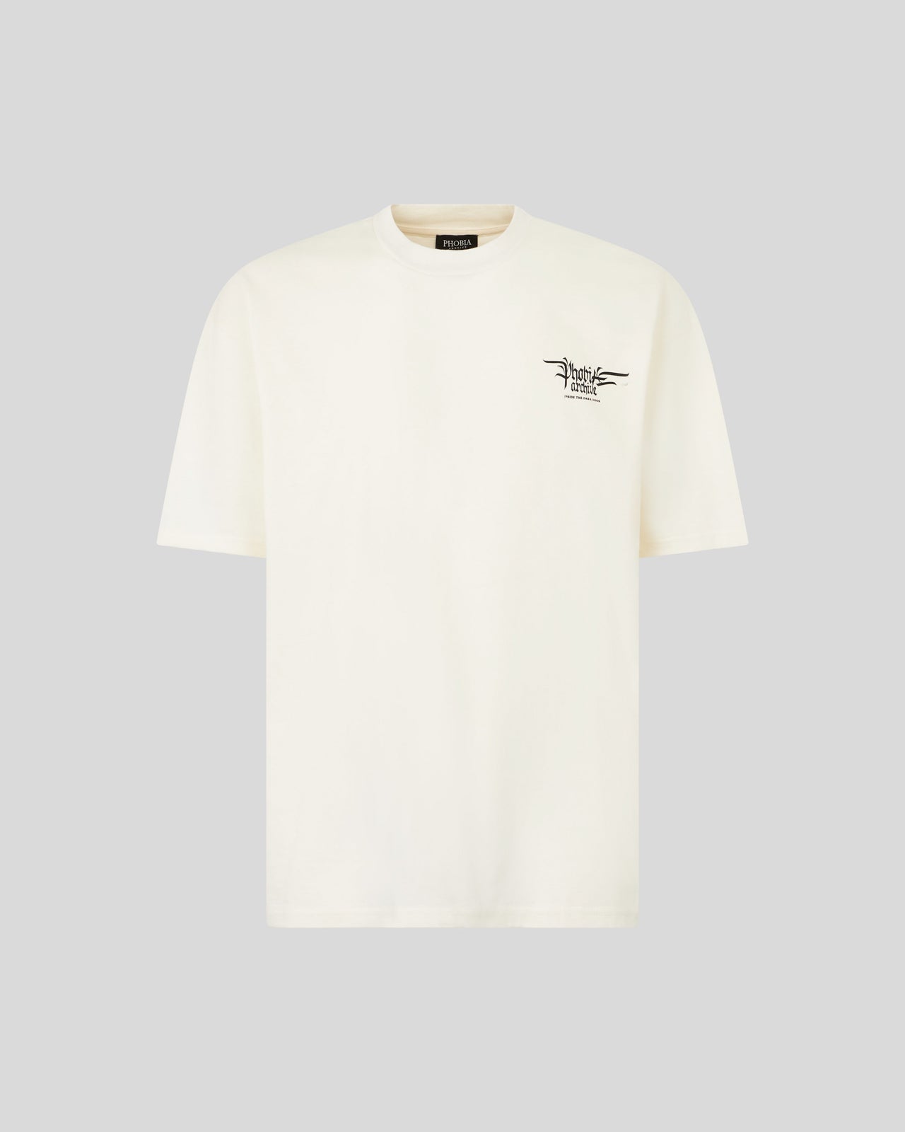 Phobia Archive T-SHIRT BIANCA CON GRAFICA FIERY COBRA VIOLA Promozione