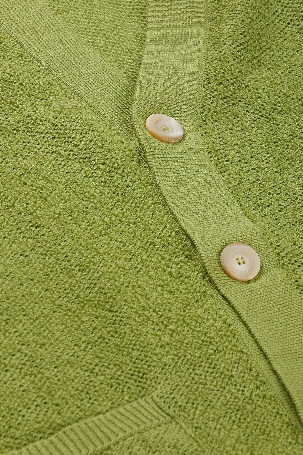 Piacenza 1733 Cardigan terrycloth verde chiaro I Più Venduti