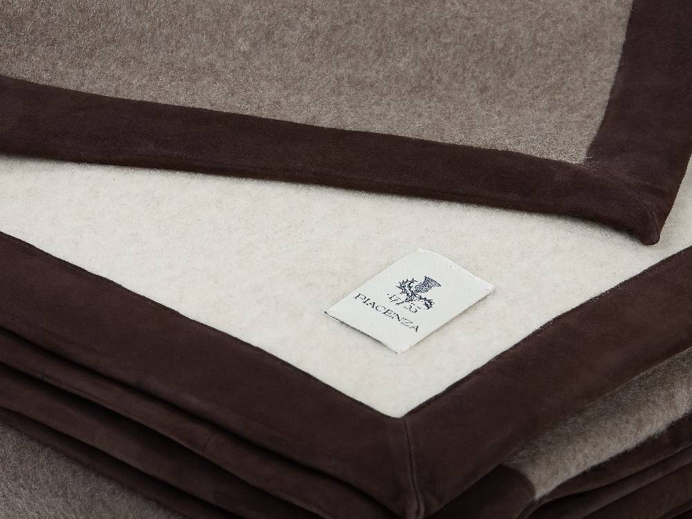 Piacenza 1733 Polluce - Coperta light brown bordata 4 lati Affare Del Giorno